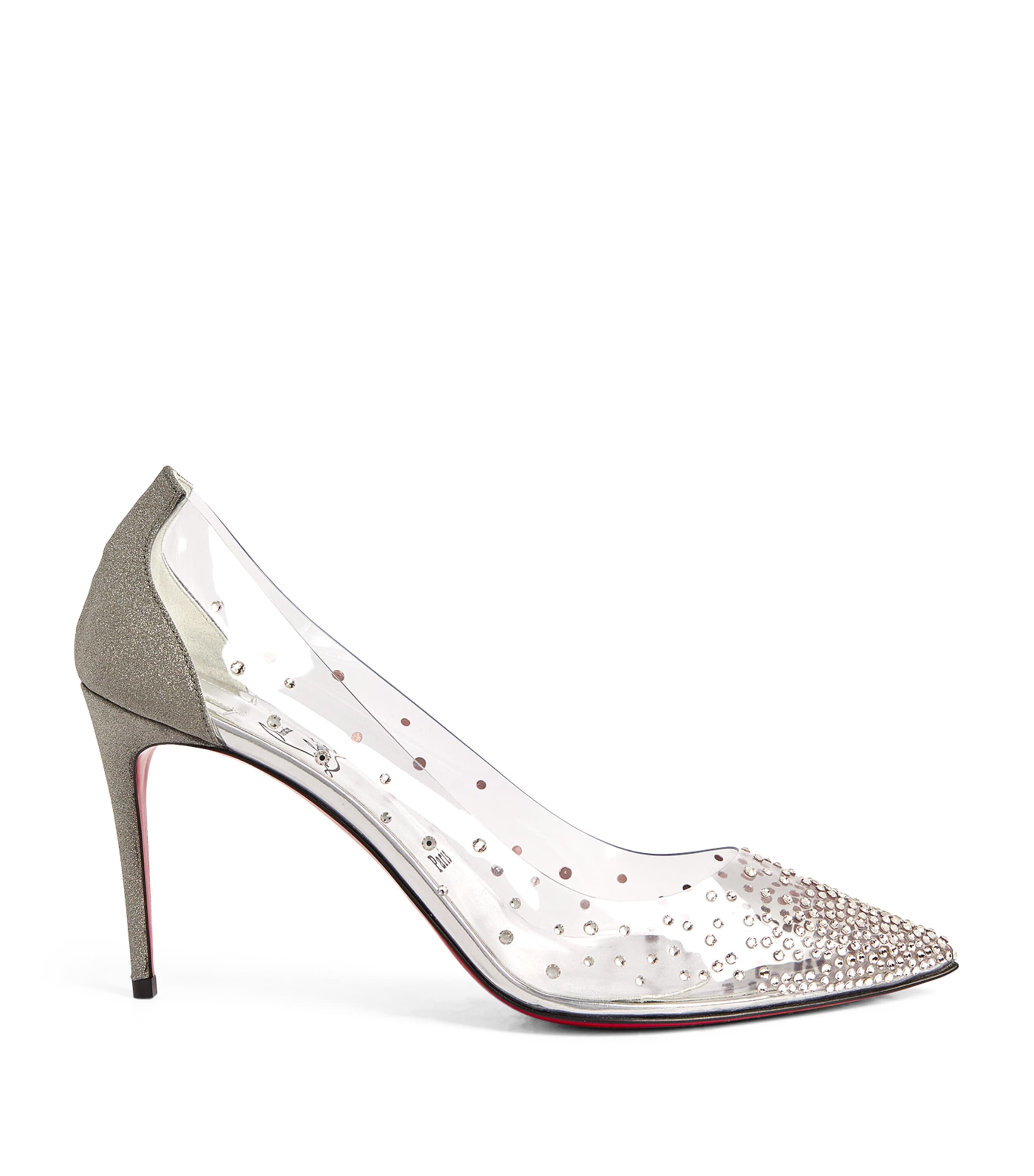 クリスチャンルブタン Degrastrass 85 Christian Louboutin | Degrastrass 85 lilac metallic pumps