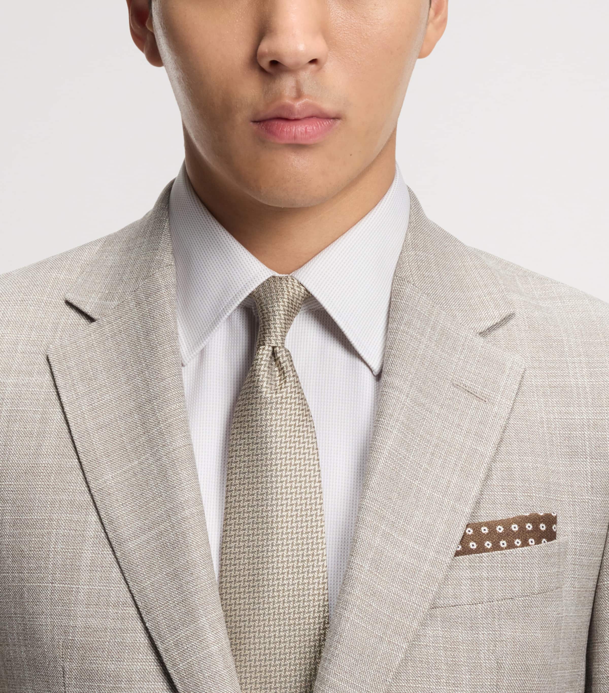 Silk Patterned Pocket Square 361 Image 2