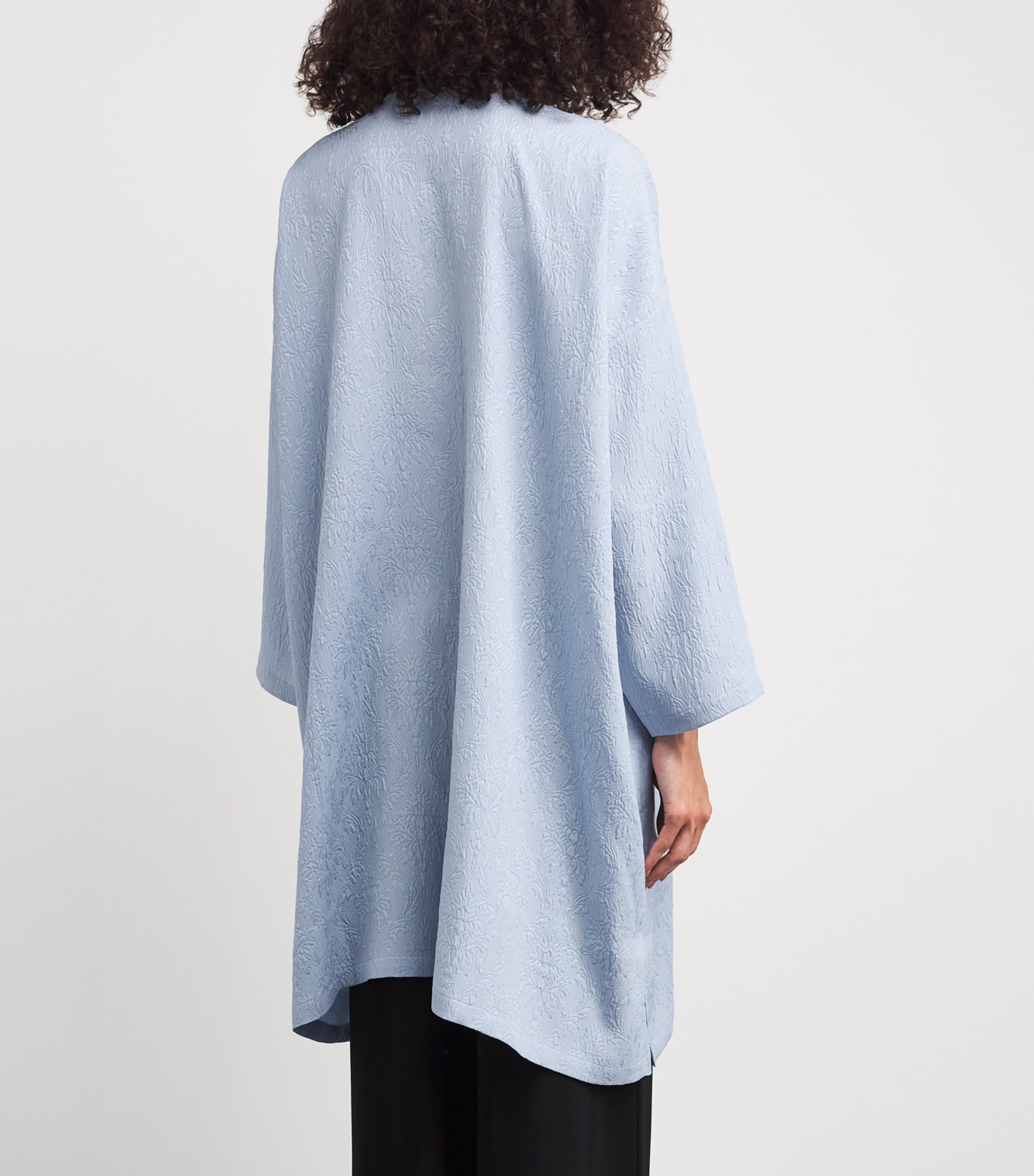 Silk Stand-Collar Shirt BRGTNBL Image 4