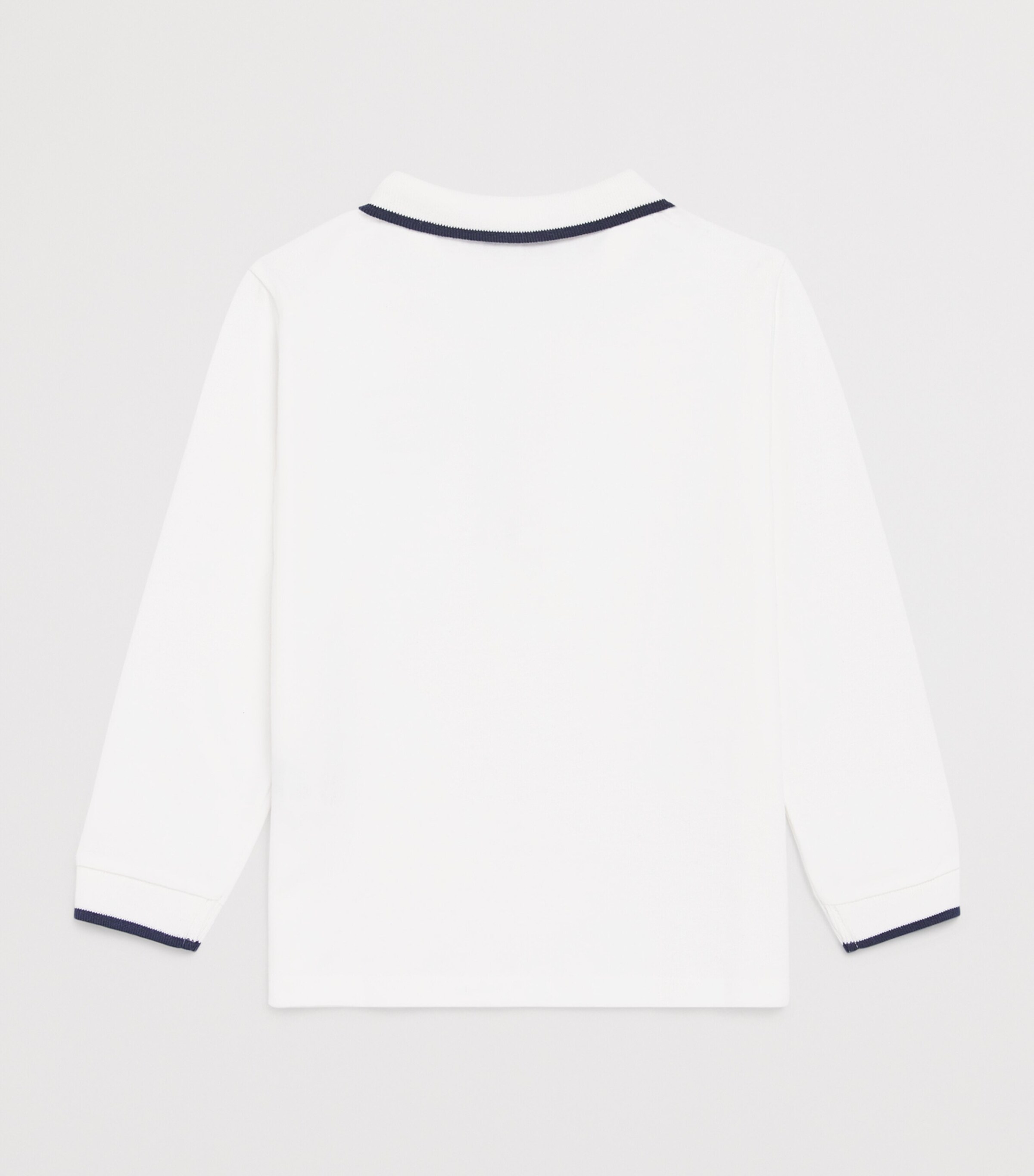 Cotton Polo Shirt (5-12 Years) 13 NACRE Image 2