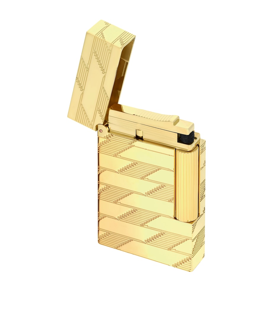 Monogram 1872 Guilloche Ligne 2 Lighter GOLD Image 5