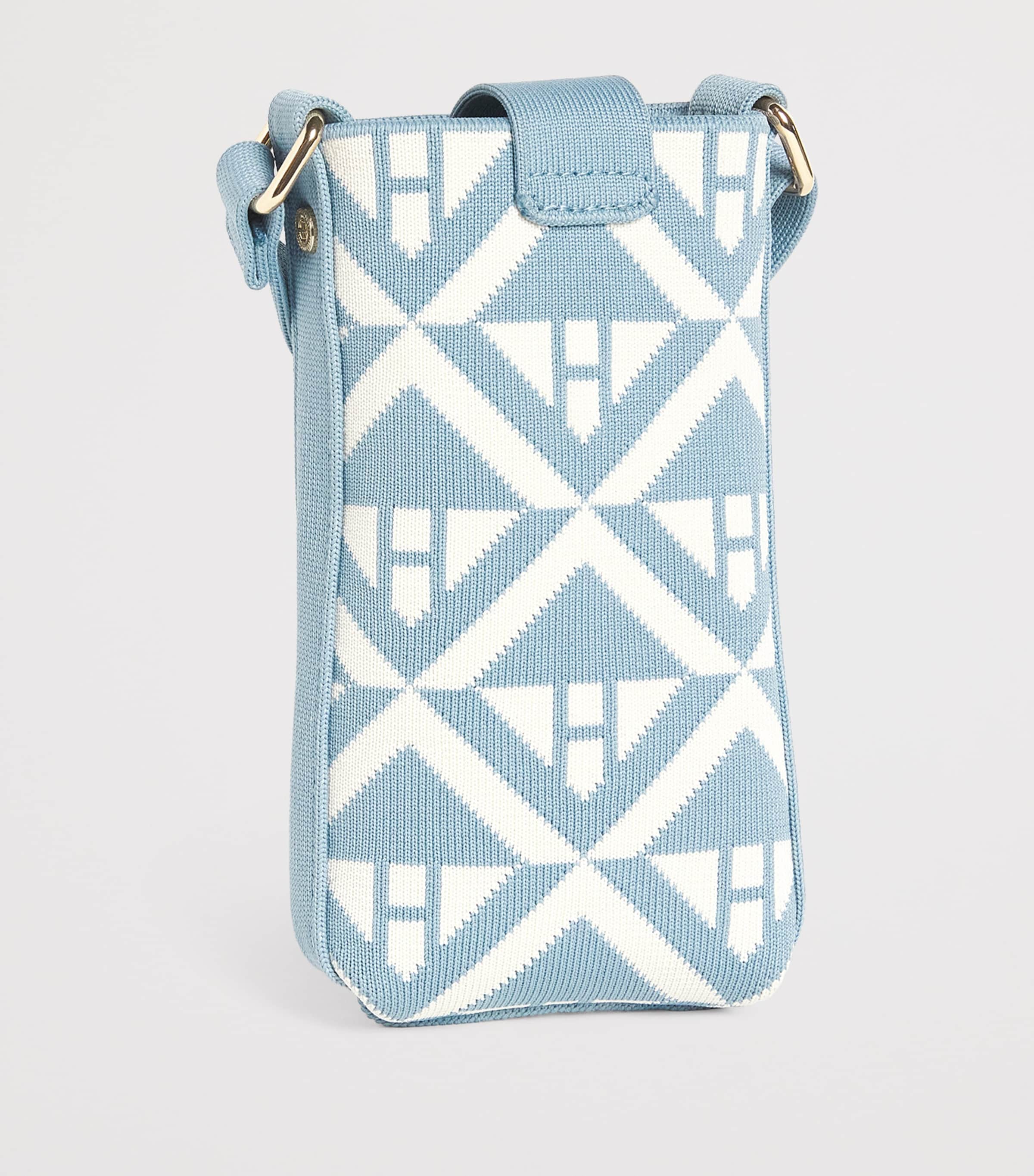 Harrods Geo Jacquard Phone Pouch Multi Print Image 2