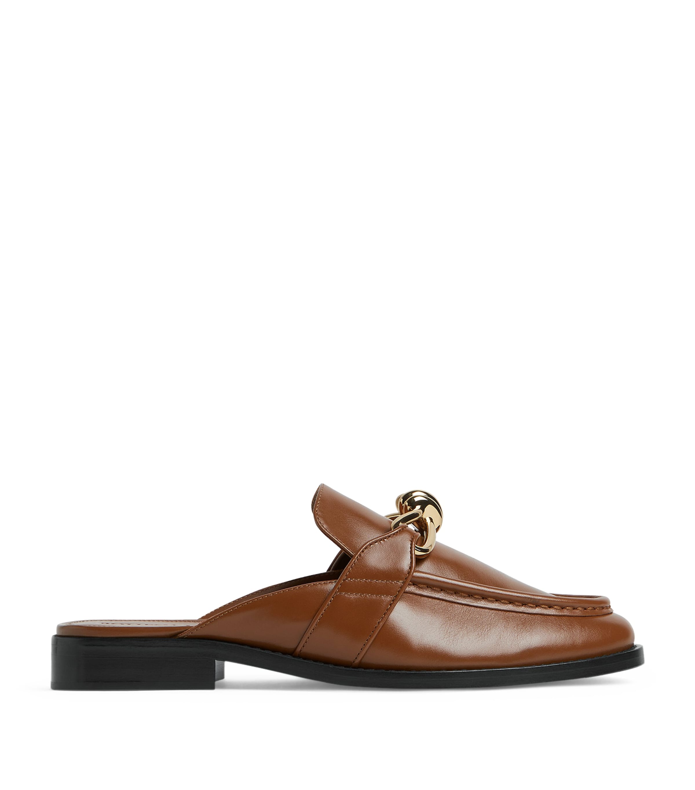 Bottega Veneta Astaire Knot Bit Mule Loafer In Brown