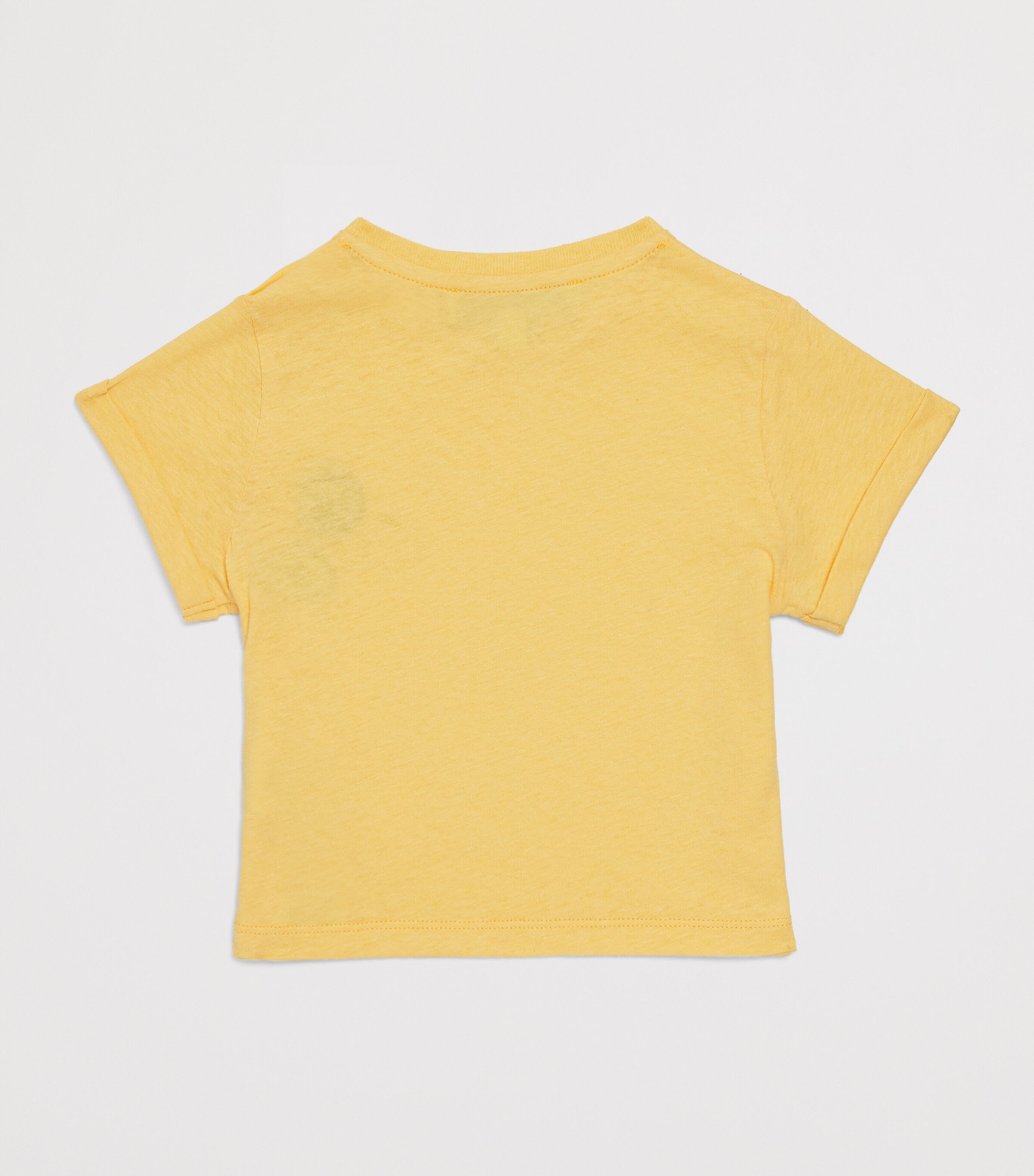 Tartine et Chocolat Cotton-Linen Embroidered T-Shirt (3-24 Months) Miel Image 2