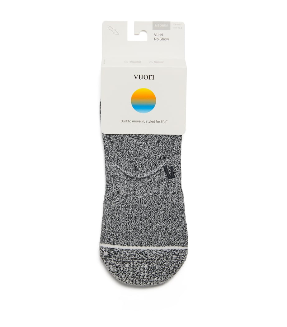 VUORI Mens No Show Performance Socks Heather Grey Image 1