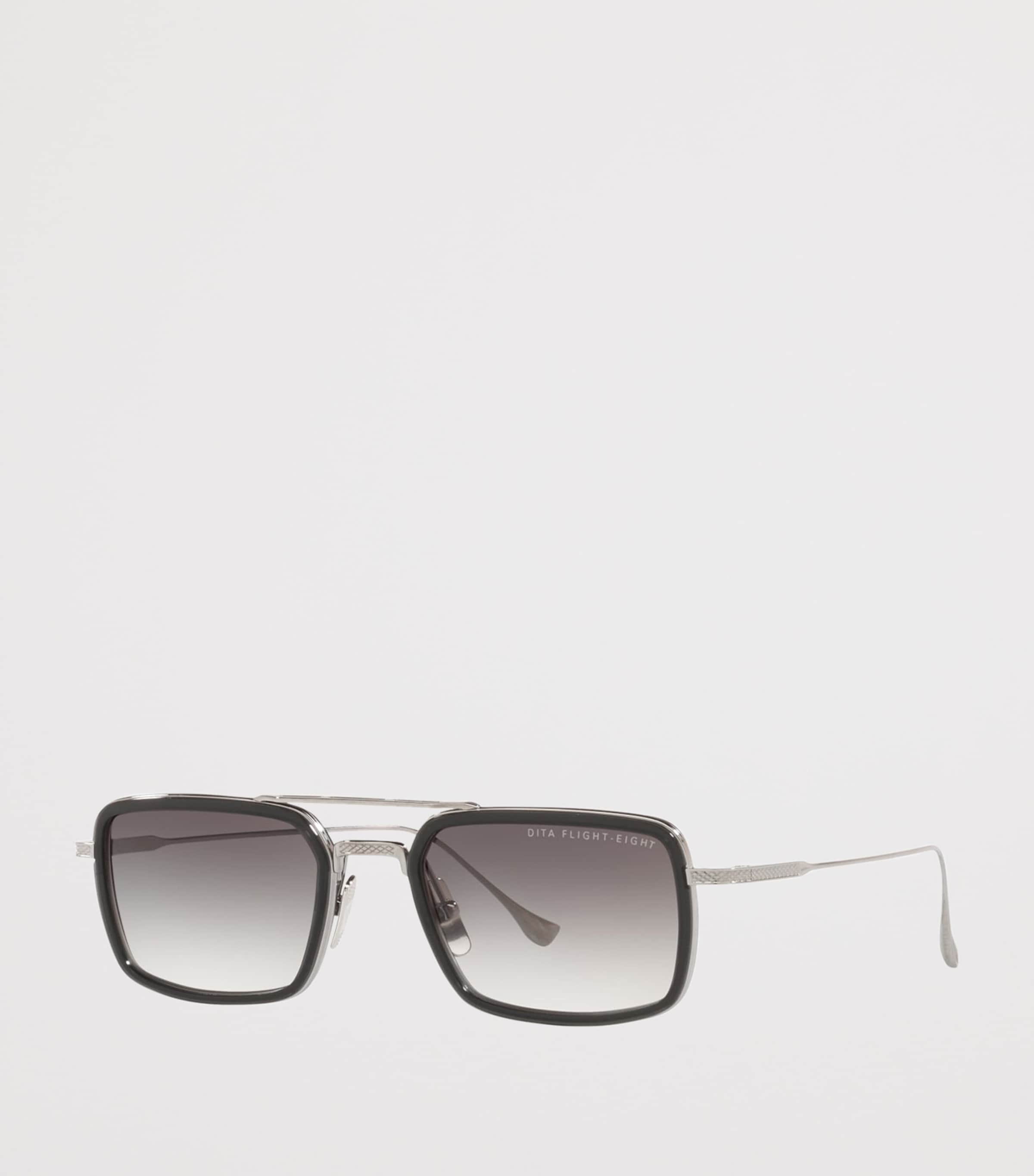 DITA Flight Eight Rectangle Sunglasses Grey Image 2