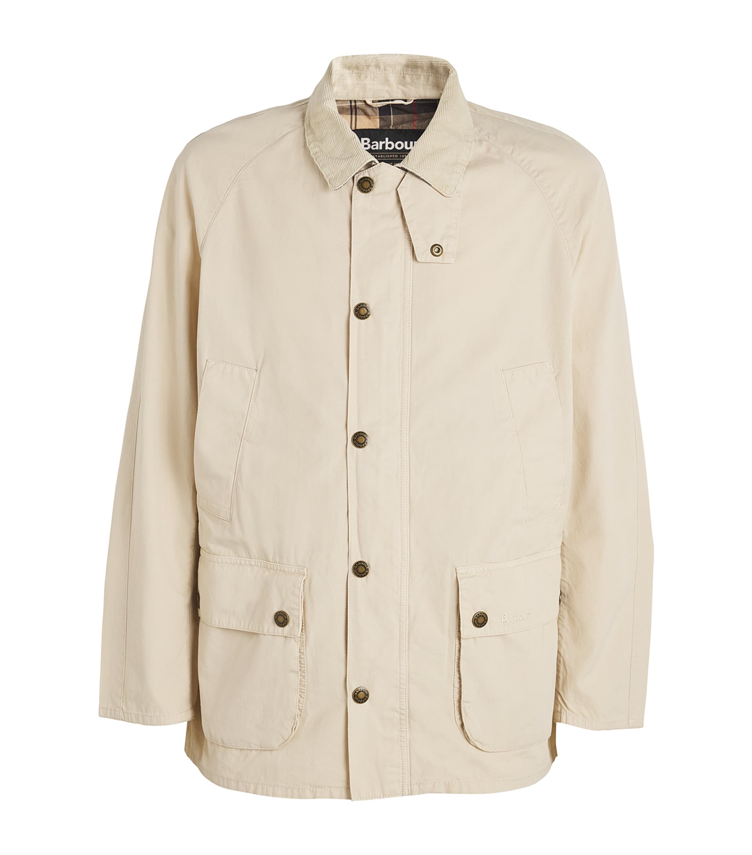 Shop Barbour Cotton Ashby Jacket In Grey