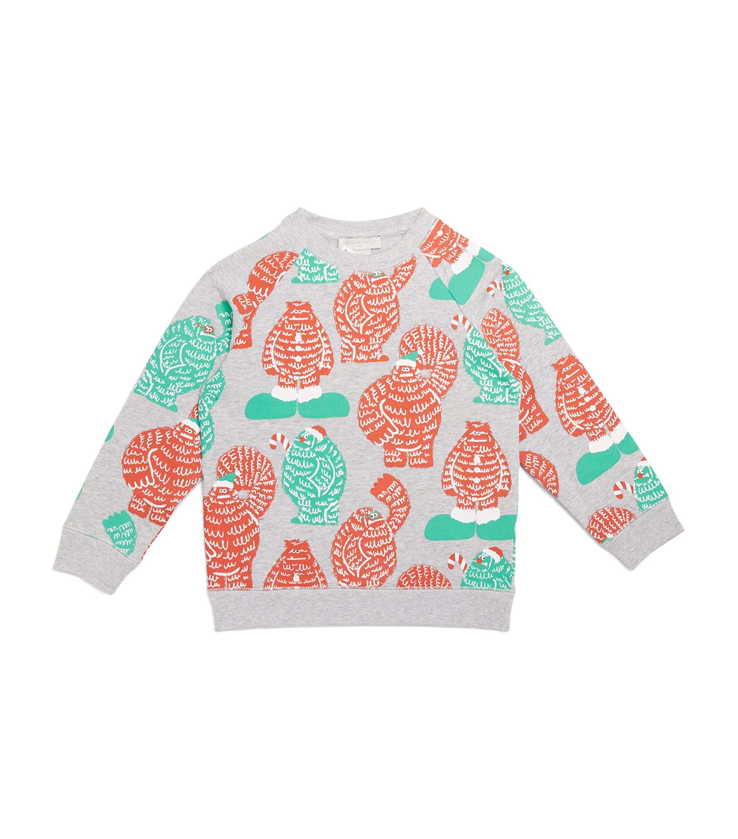 Stella McCartney Kids Organic Cotton Santa Print Sweatshirt (3-14 Years) | Girls Clothing | Sweatshirts & Hoodies | Designers | Stella Mccartney | Hoodies & Sweatshirts