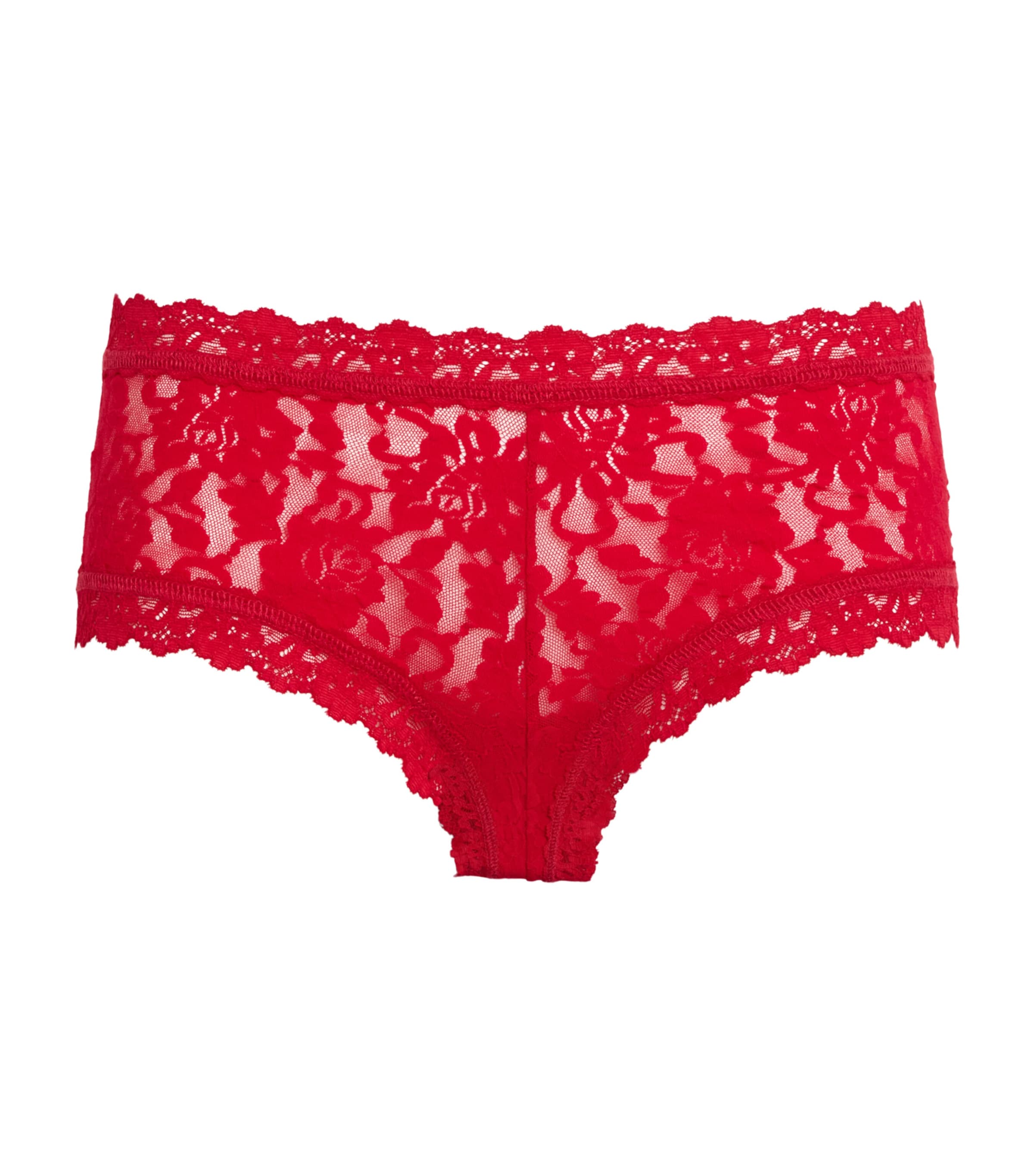 Hanky Panky Womens Signature Lace Boyshorts Red Image 1