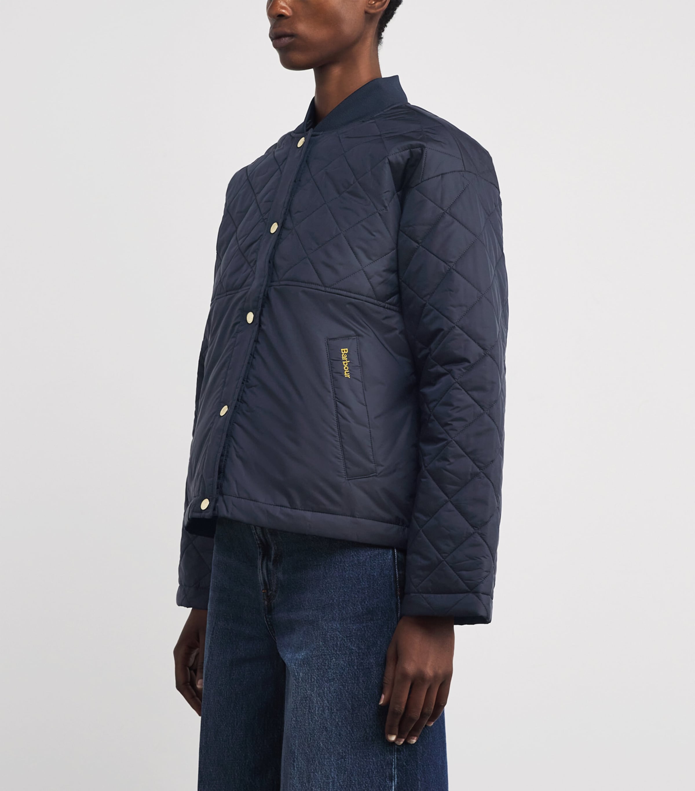 Quilted Wetherby Jacket DARK NVY/DRESS TARTN Image 3