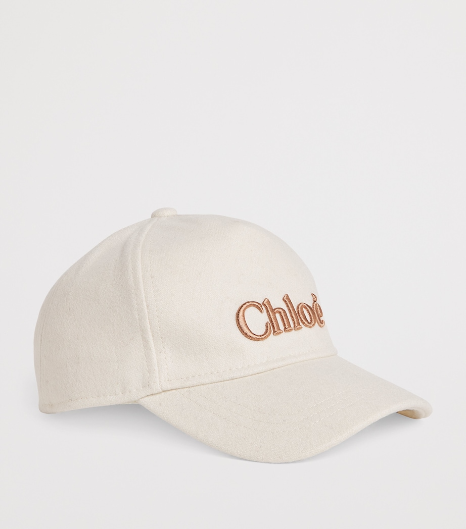 Embroidered Baseball Cap IVORY Image 2