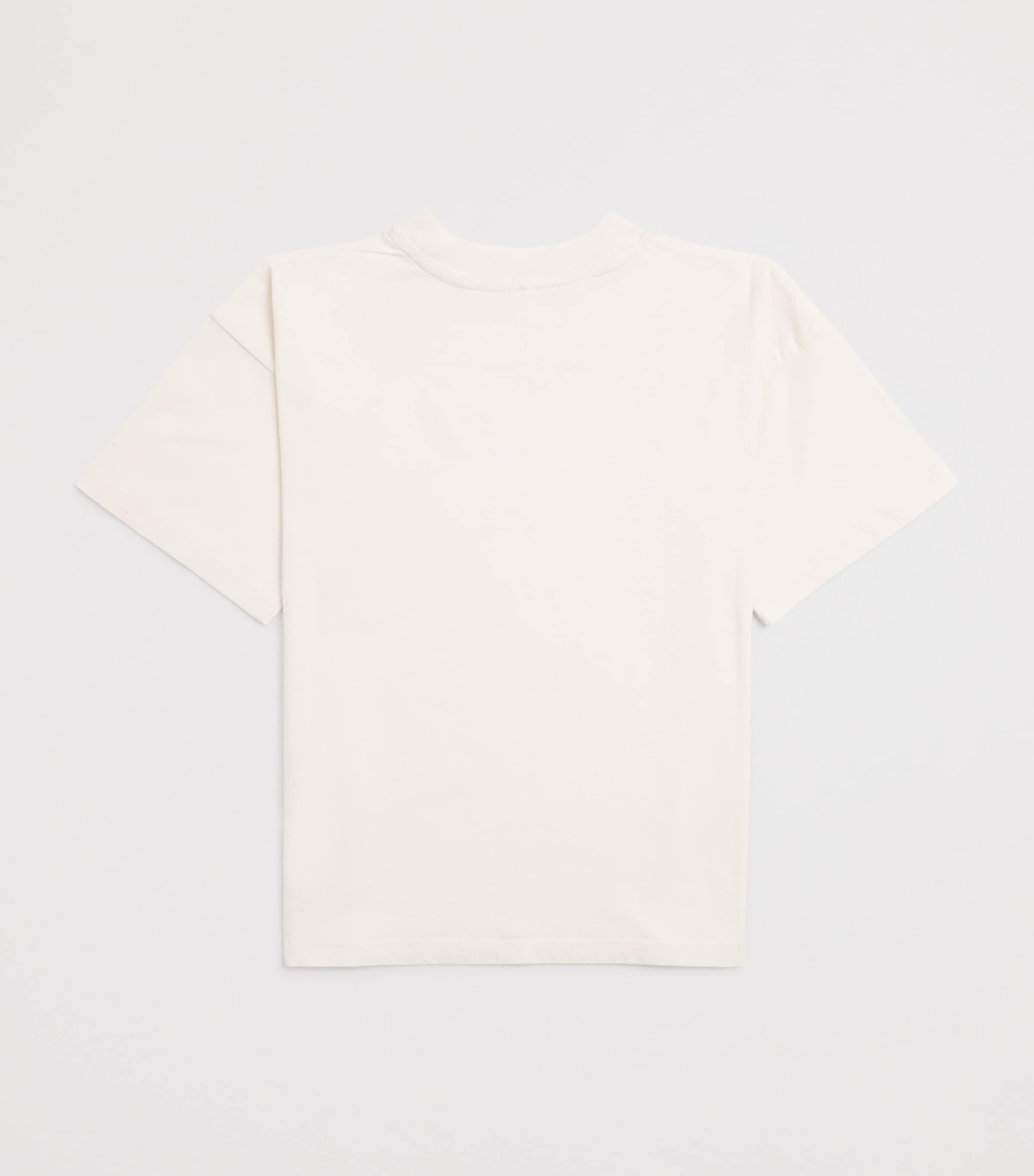 Mini Rodini x E.T. Organic Cotton Embroidered T-Shirt (3-11 Years) Off White Image 2