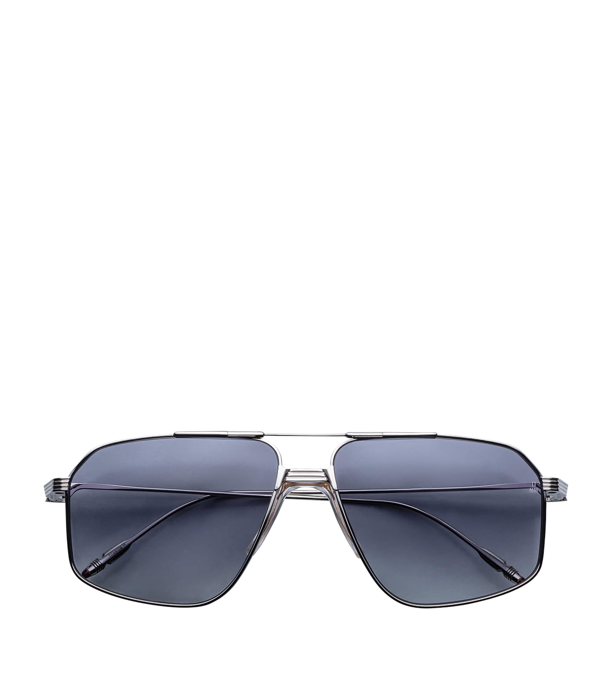 Jacques Marie Mage Metal Jagger Sunglasses In Blue