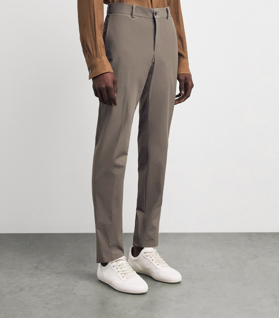 Pal Zileri Mens Active Trousers Light Brown Image 4
