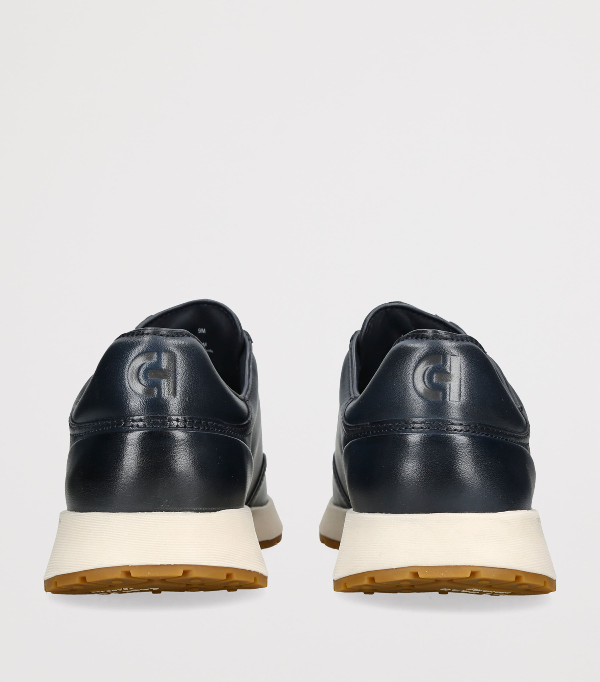 Cole Haan Leather GrandPrø Luxe Mile Sneakers Navy Image 4