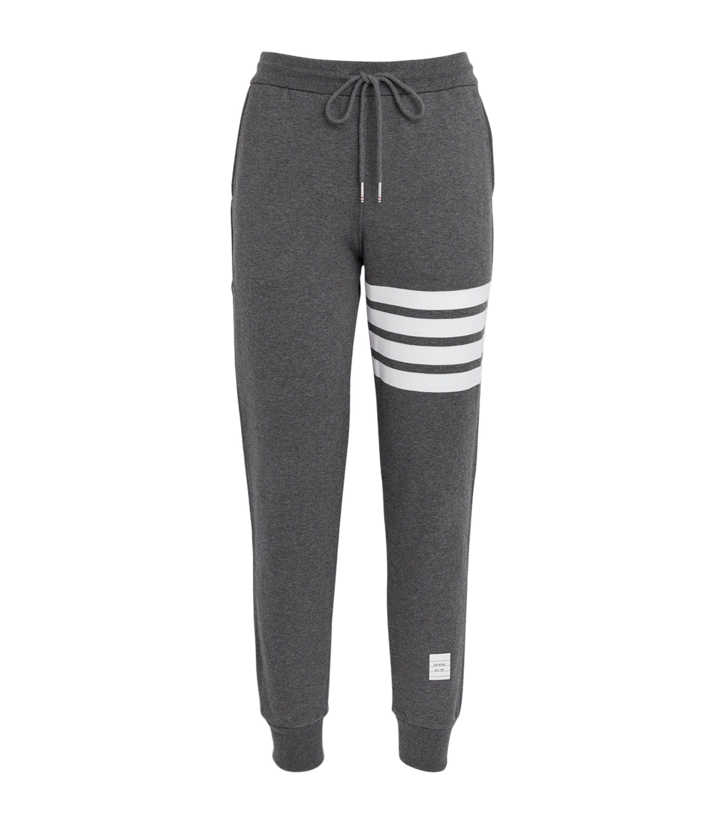Thom Browne 4-bar Stripe Track Pants In Grey