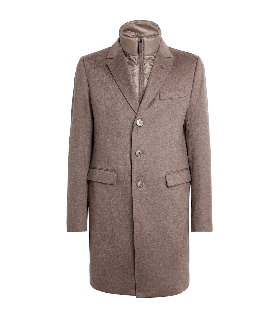 Cashmere Padded-Insert Overcoat 2700 BEIGE Image 1