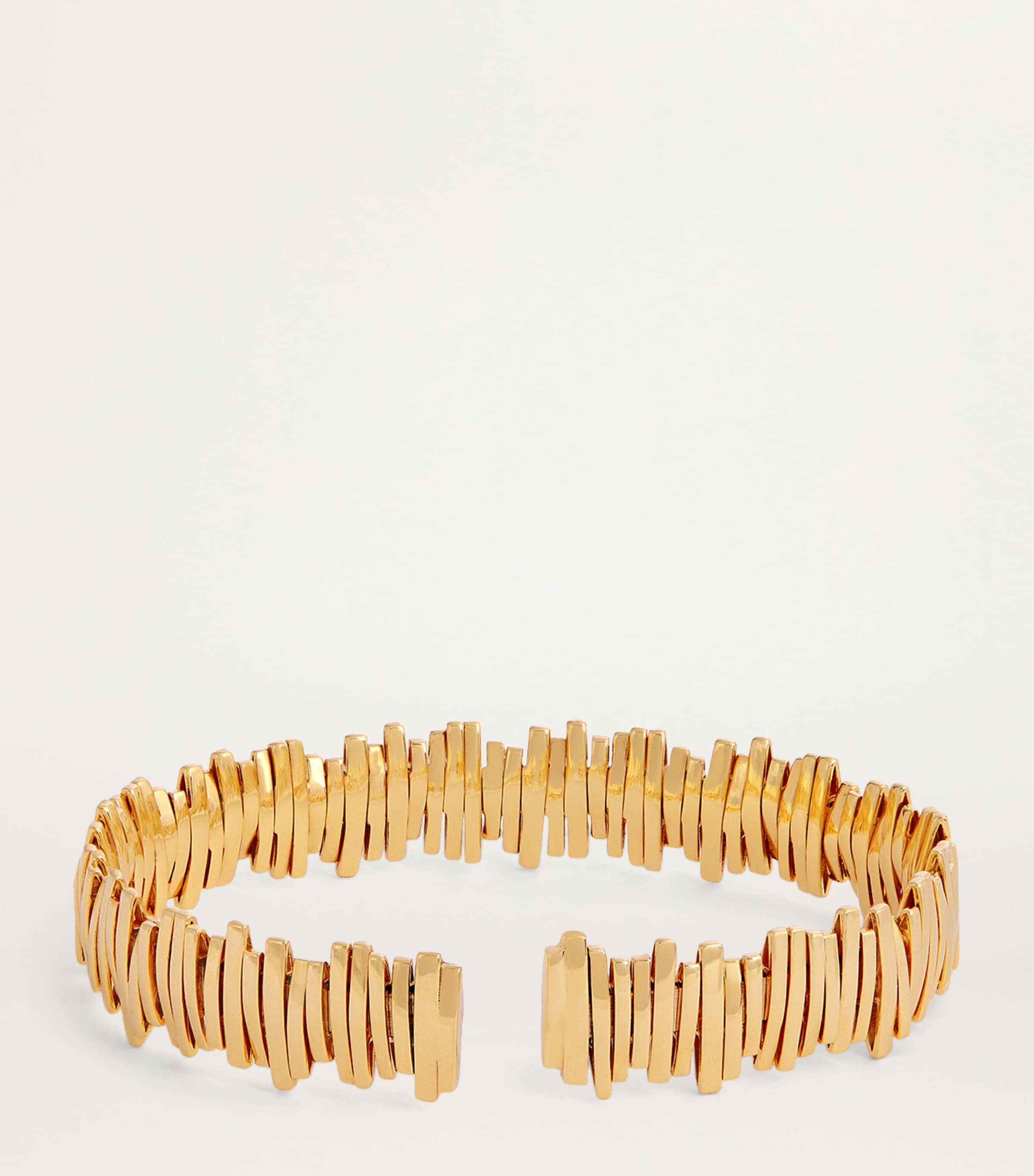 Yellow Gold Classic Fireworks Bangle 18K YG Image 3