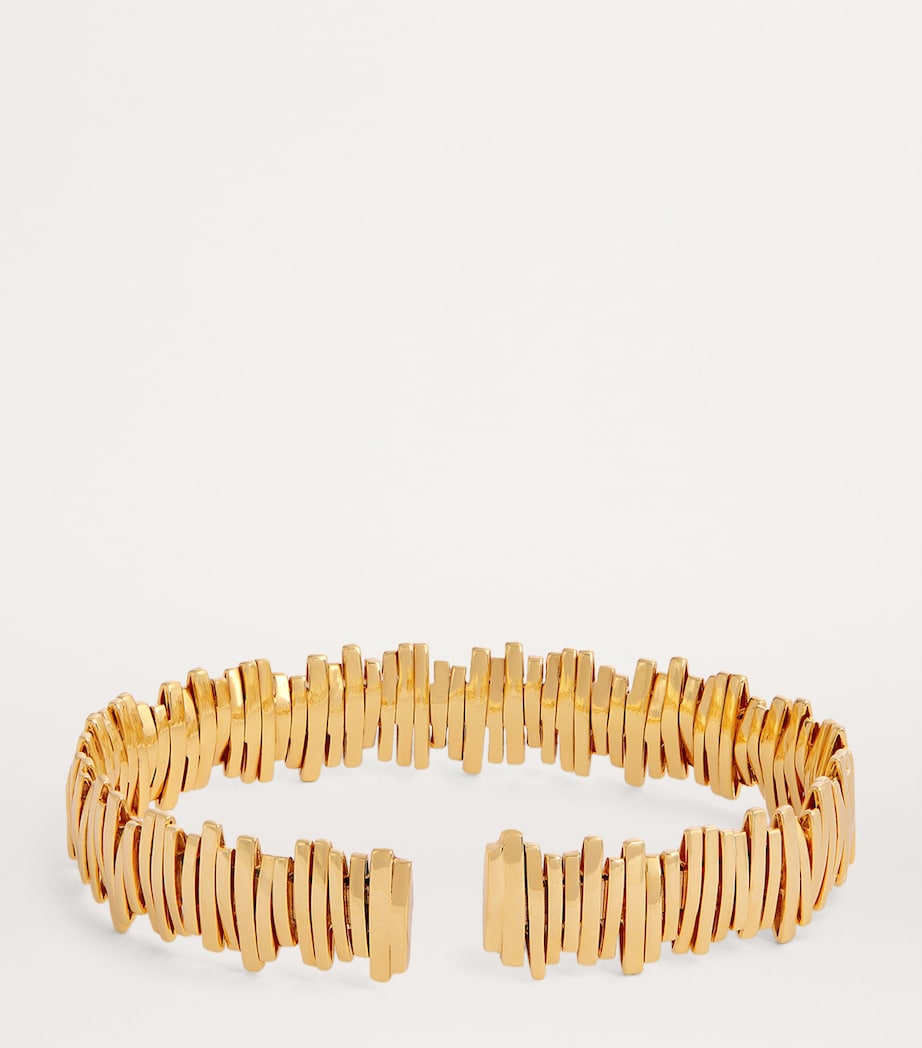 Yellow Gold Classic Fireworks Bangle 18K YG Image 3