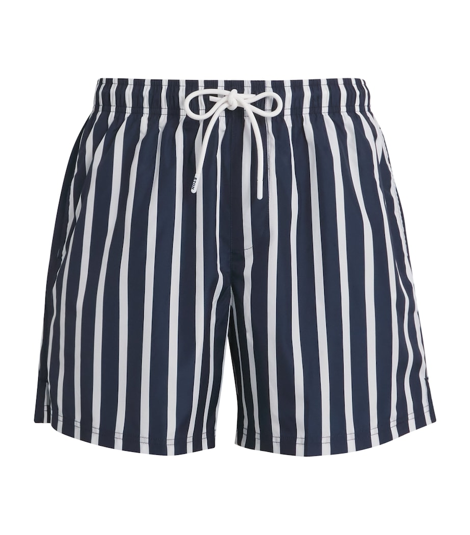 Stripe Swim Shorts 28 NAVY BLUE Image 1