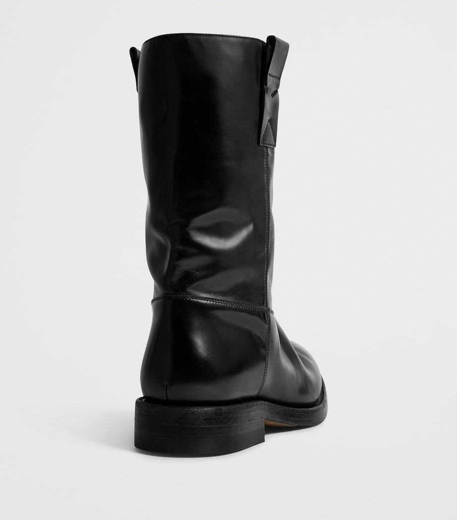 Bottega Veneta Leather Slip-On Boots Image 5