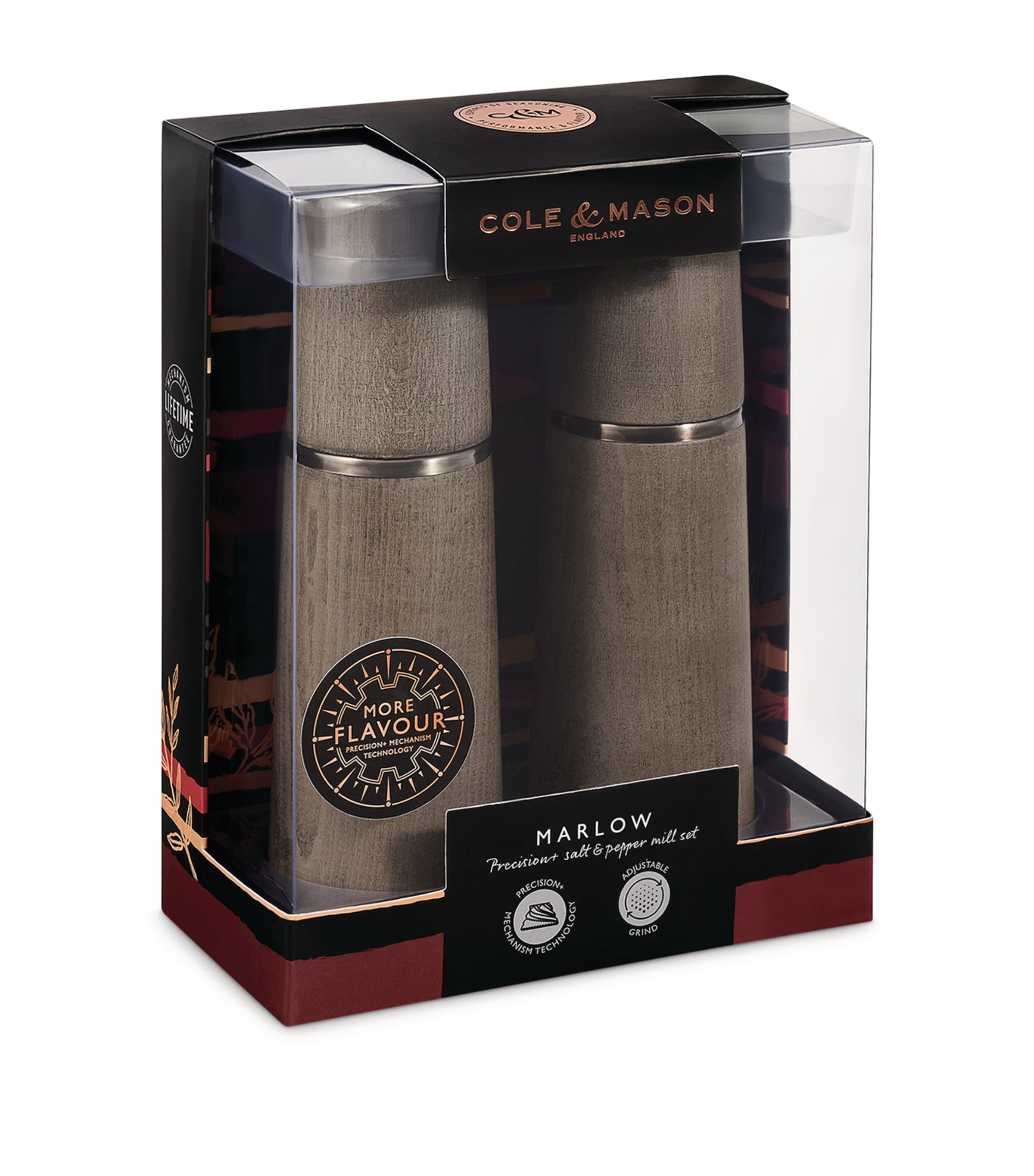 Marlow Salt and Pepper Mills GREY Image 4