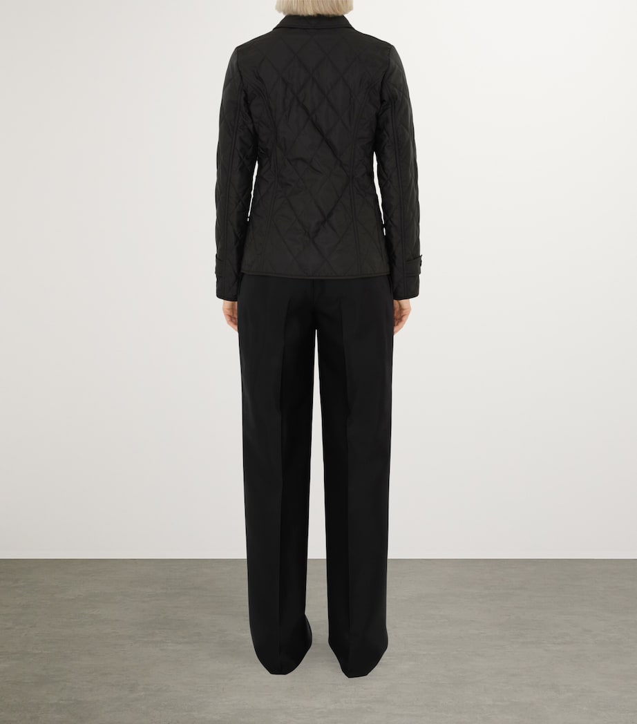 Quilted Thermoregulated Jacket BLACK Image 2