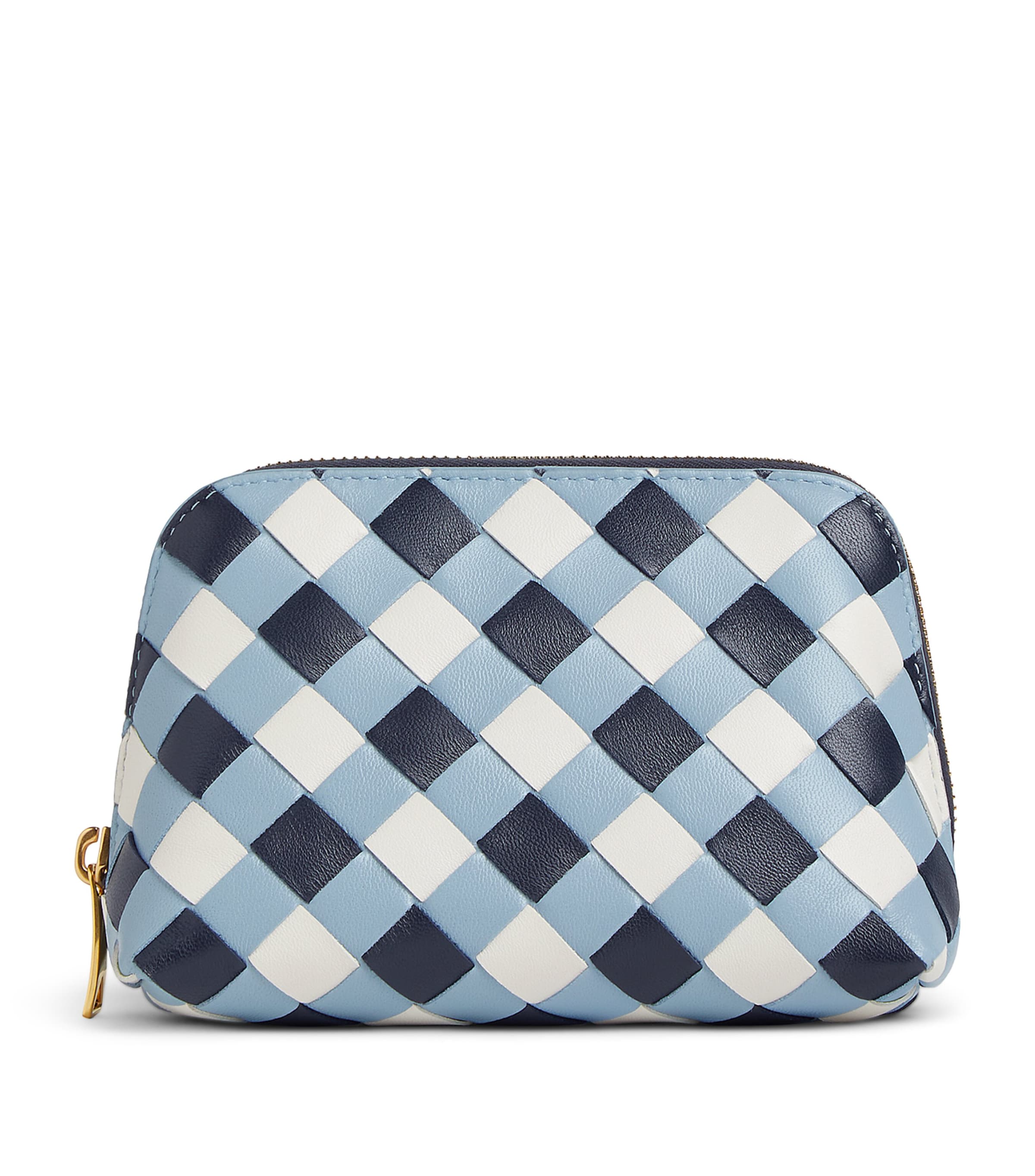 Leather Intrecciato Half-Moon Pouch 4160 Image 1