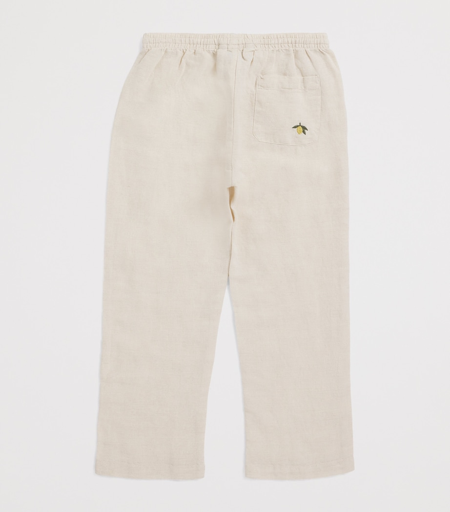 Linen-Cotton Leoni Trousers (5-10 Years) NATURE Image 3