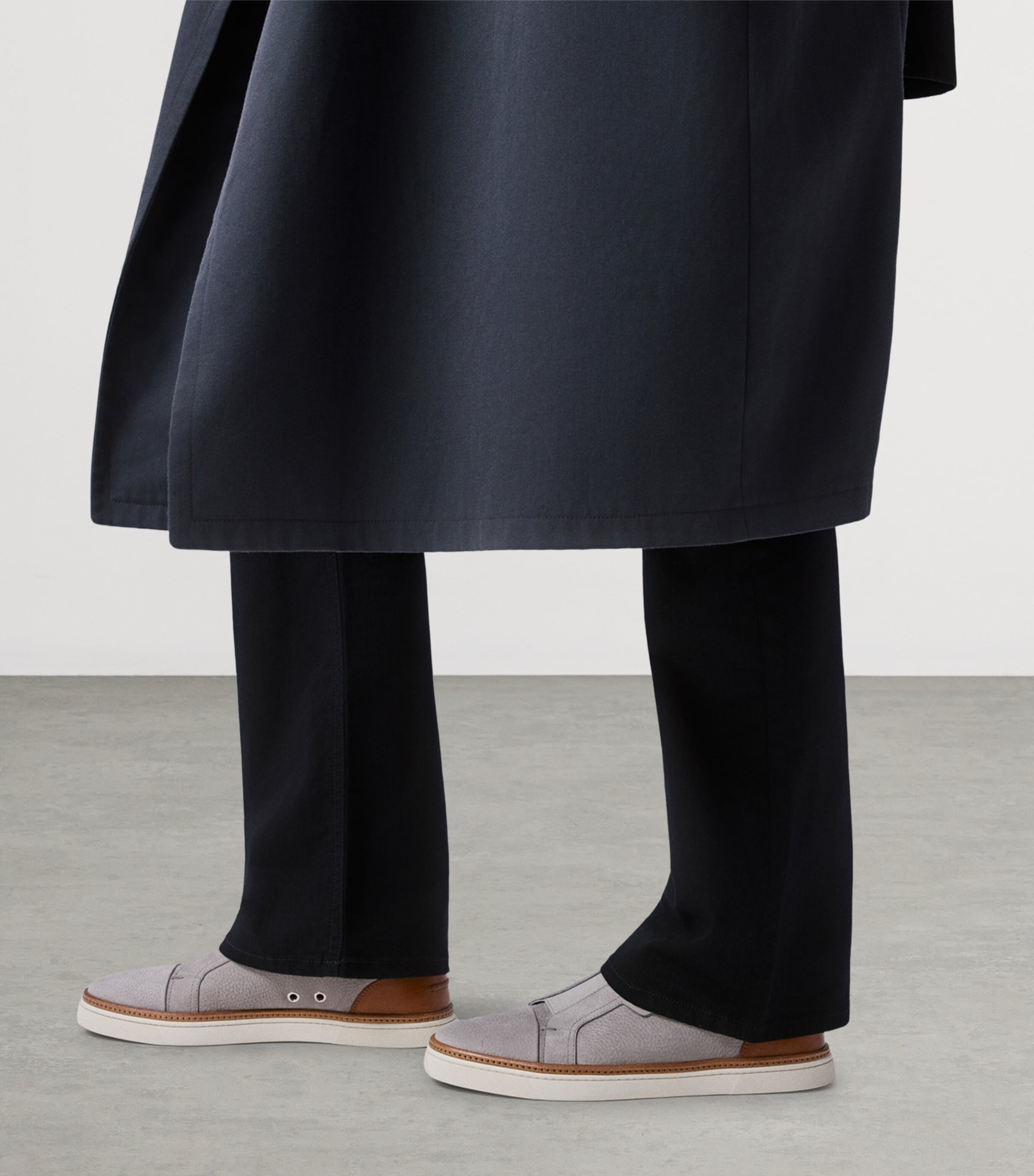 Christian Louboutin Marcontonio Leather Slip-On Sneakers Image 2