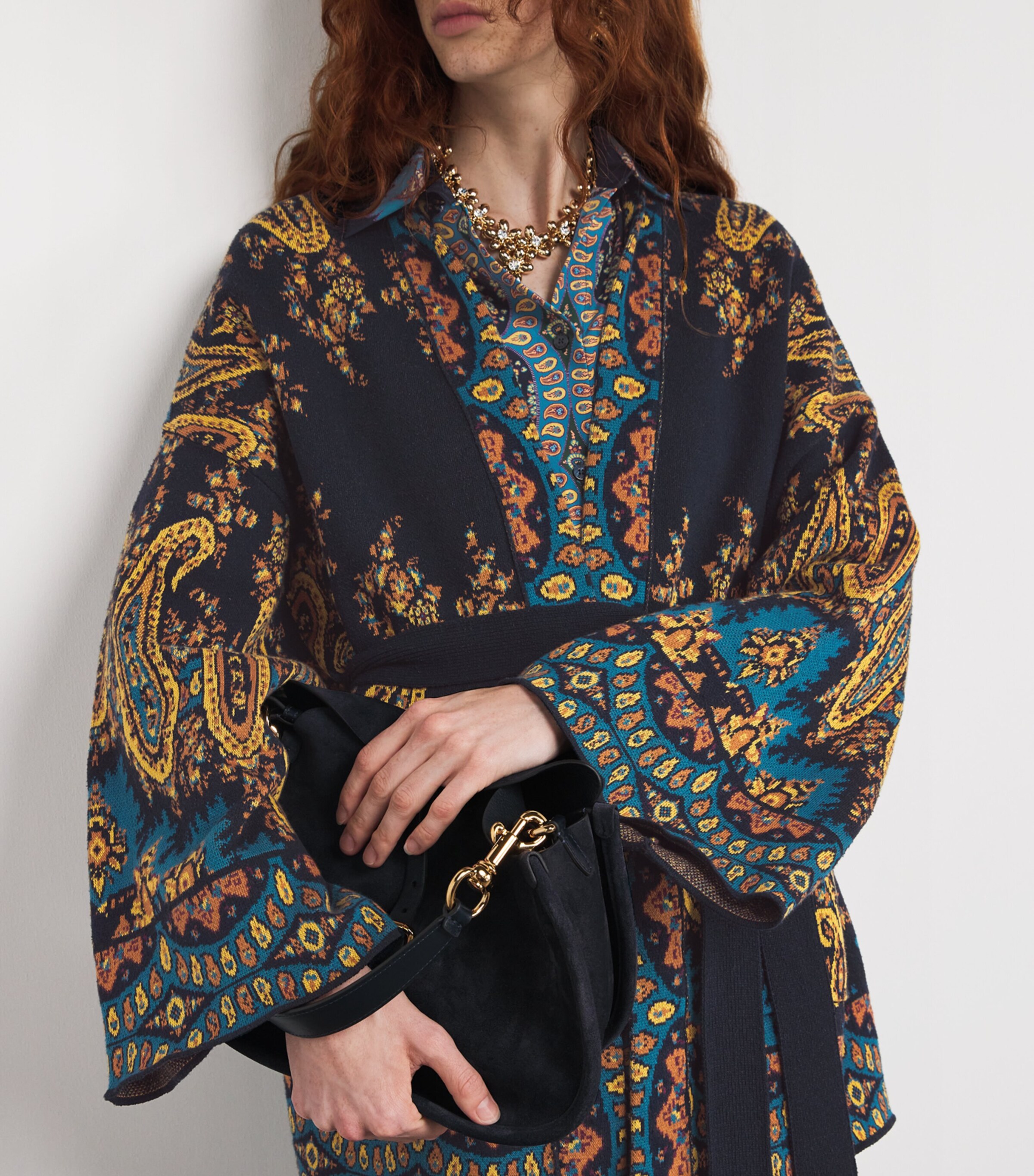 ETRO エトロ アンゴラ混 カーディガン 42 黒 イタリア製 2025年最新】Etro レディース カーディガン・ボレロ・アンサンブルの