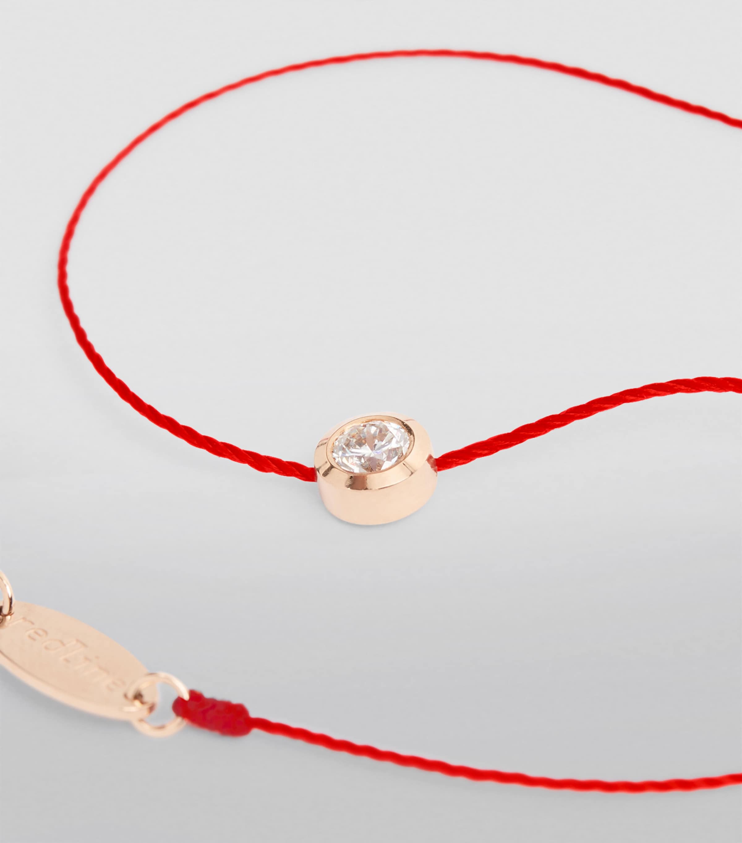 Rose Gold and Diamond So Pure Bracelet (16.5cm) RED Image 5
