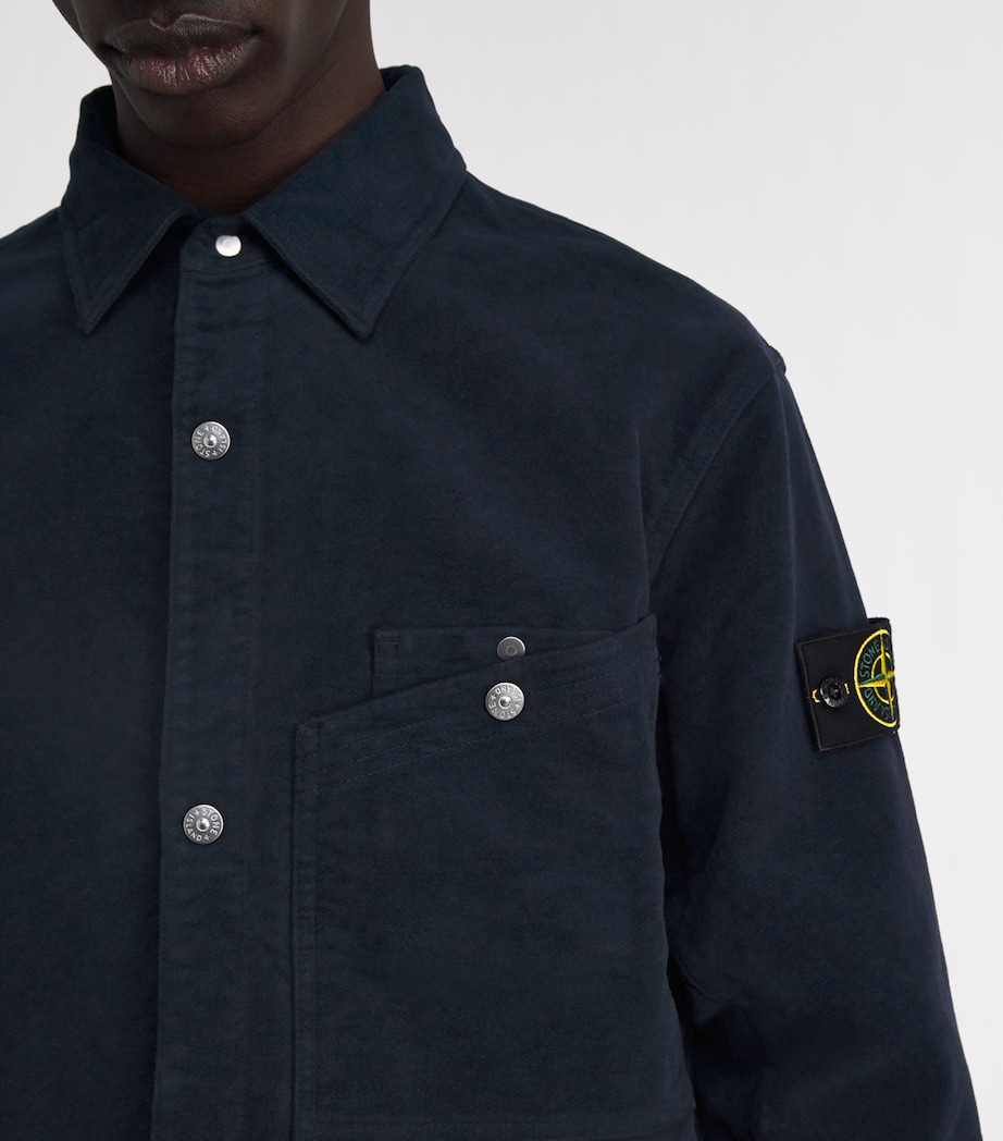 Cotton Button-Up Shirt V0020 Image 6