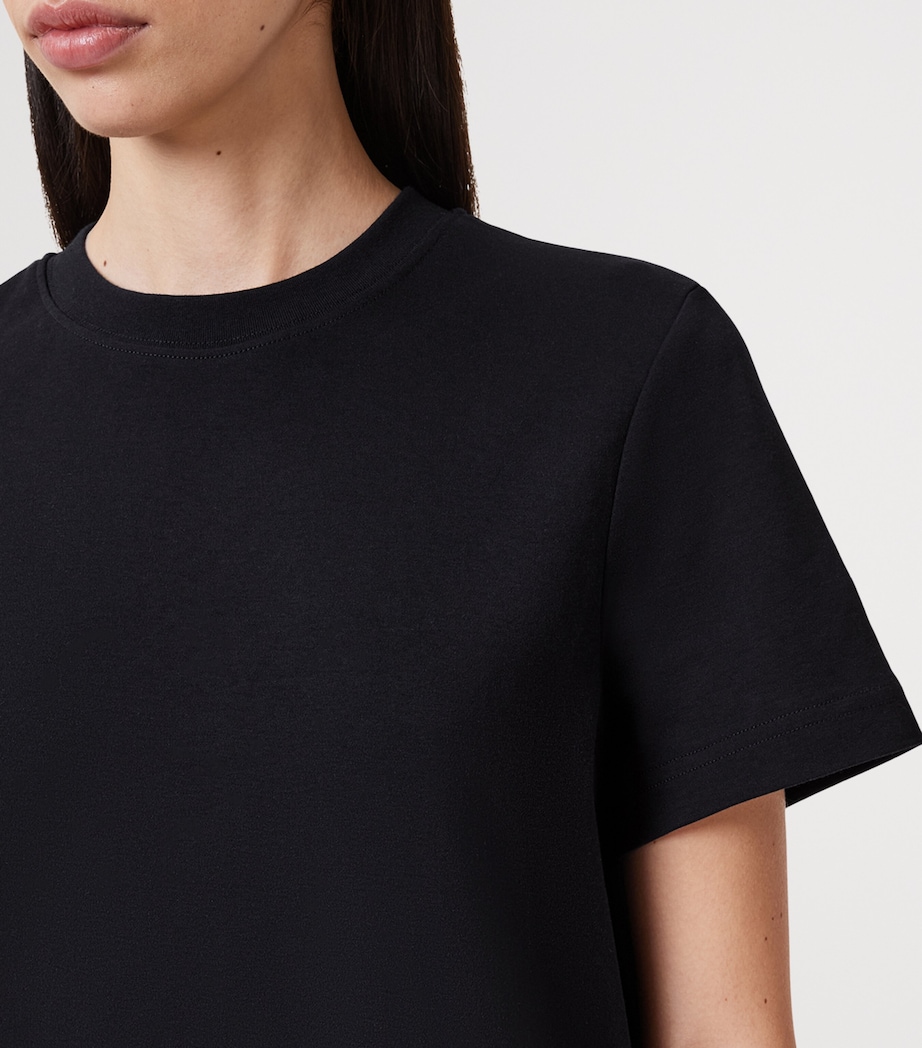 AllSaints Womens Organic Cotton Lisa T-Shirt Black Image 6