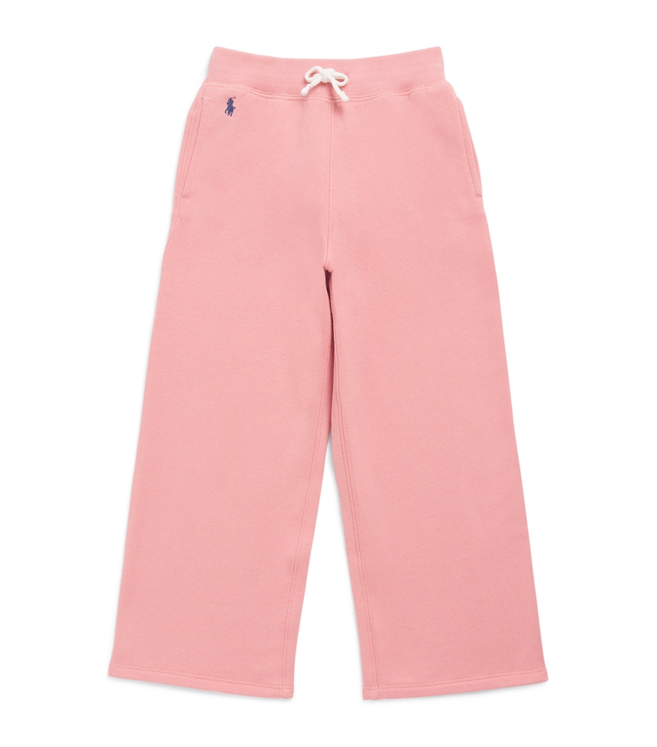 Ralph Lauren Kids Jersey Drawstring Sweatpants (7-14 Years) Faded Peony Image 1