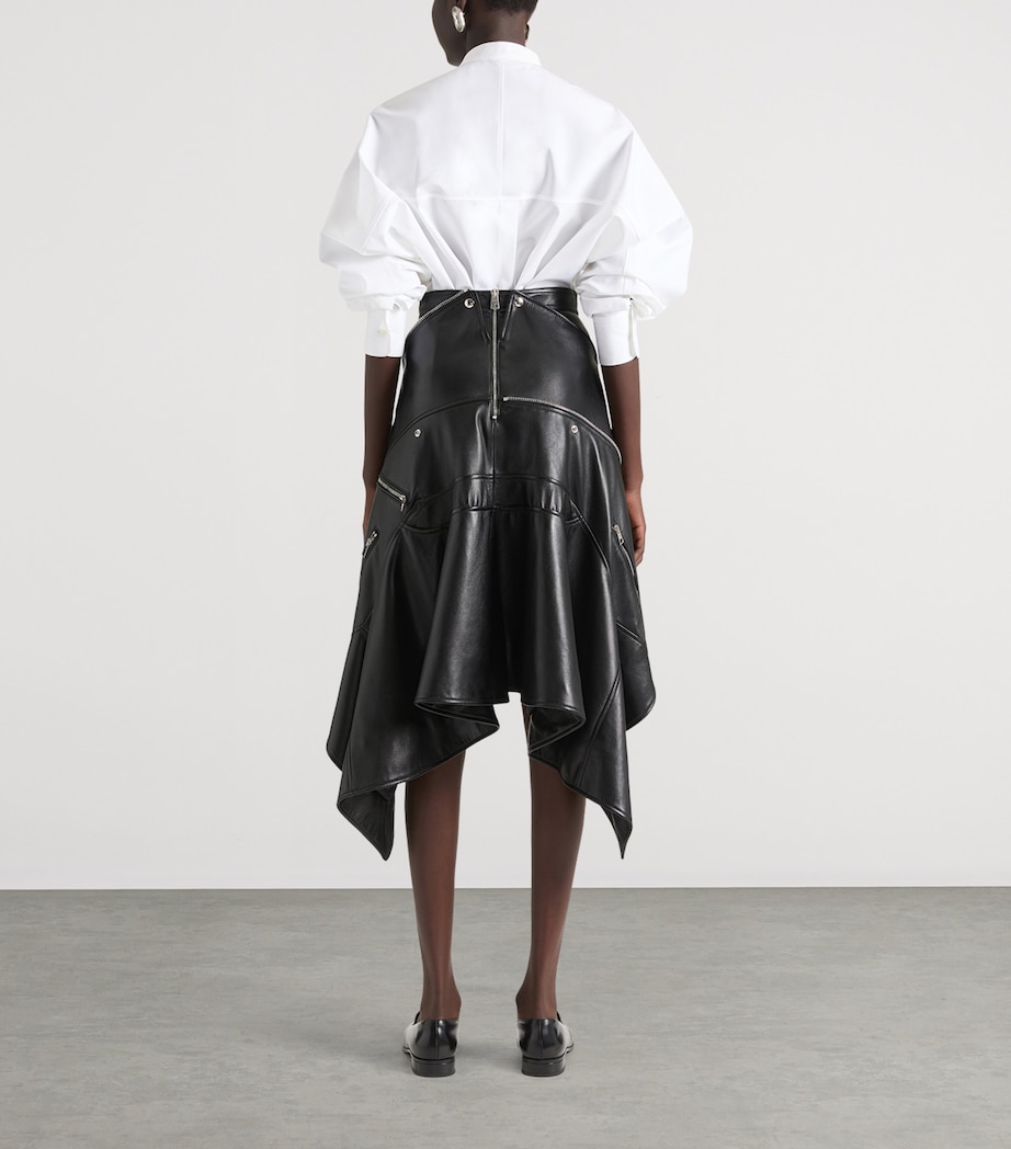 Givenchy Womens Cotton Poplin Cocoon Shirt White Image 3