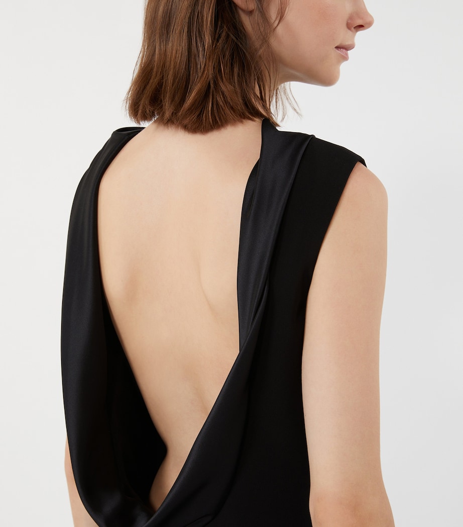 Max Mara Womens Crepe Maxi Dress Black Image 5