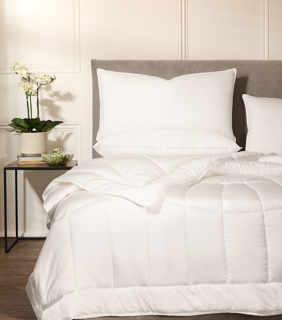 Down A1-Grade King Pillow (50cm x 90cm) WHITE Image 4