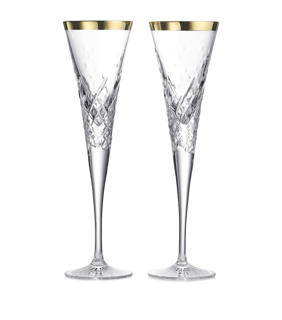 Set of 2 Celebrations Toasting Flutes (185ml)