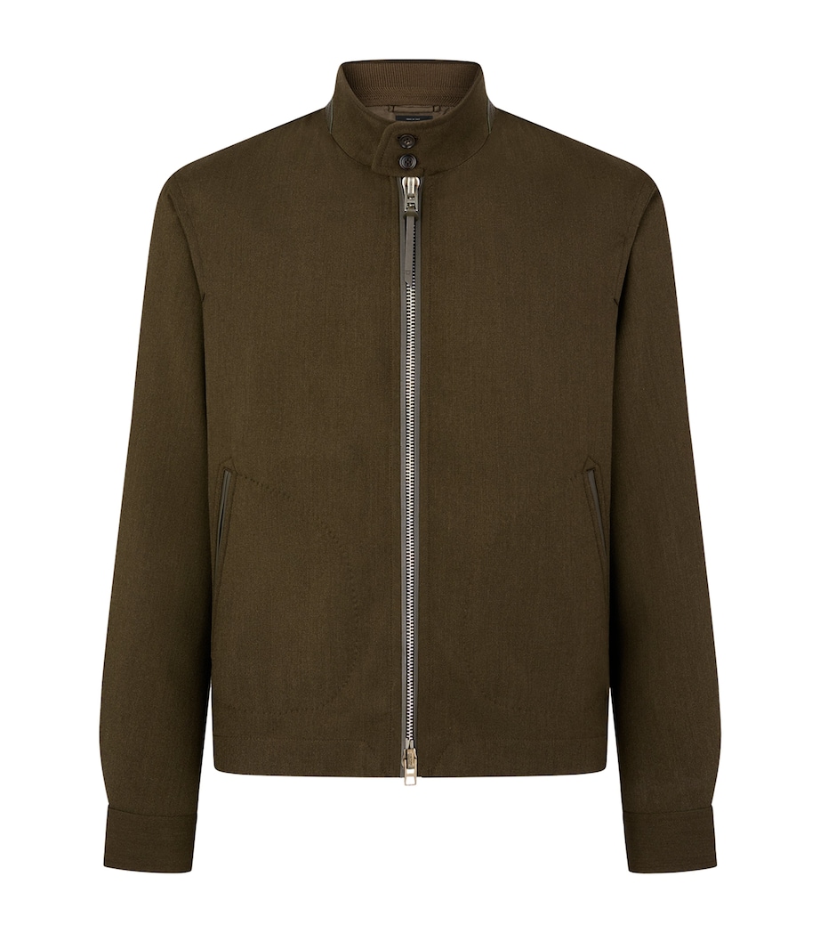 Wool-Cashmere-Silk Bomber Jacket GAV Image 1