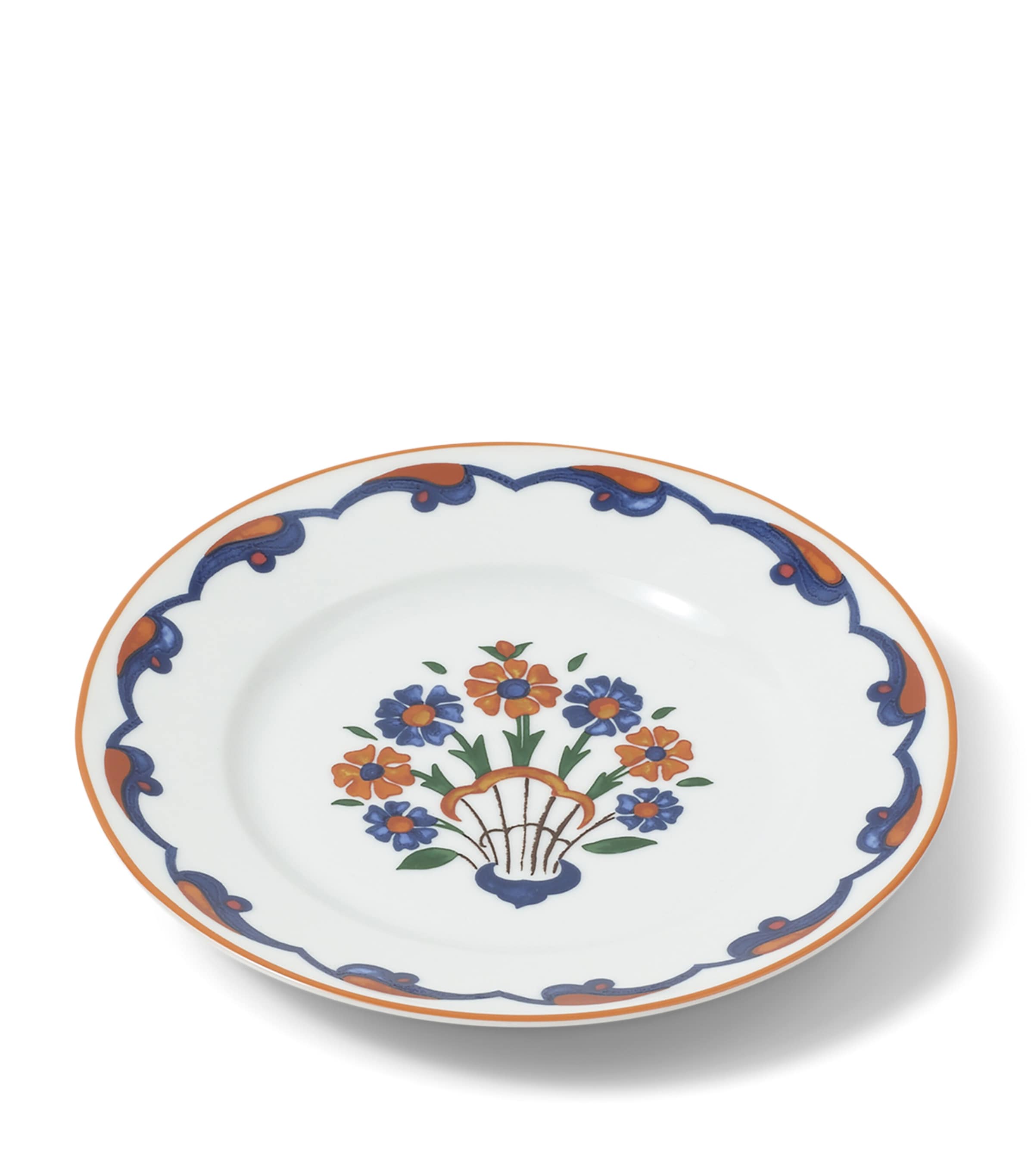 x Ginori 1735 Porcelain Anatolia Dessert Plate (21cm) WHITE Image 2