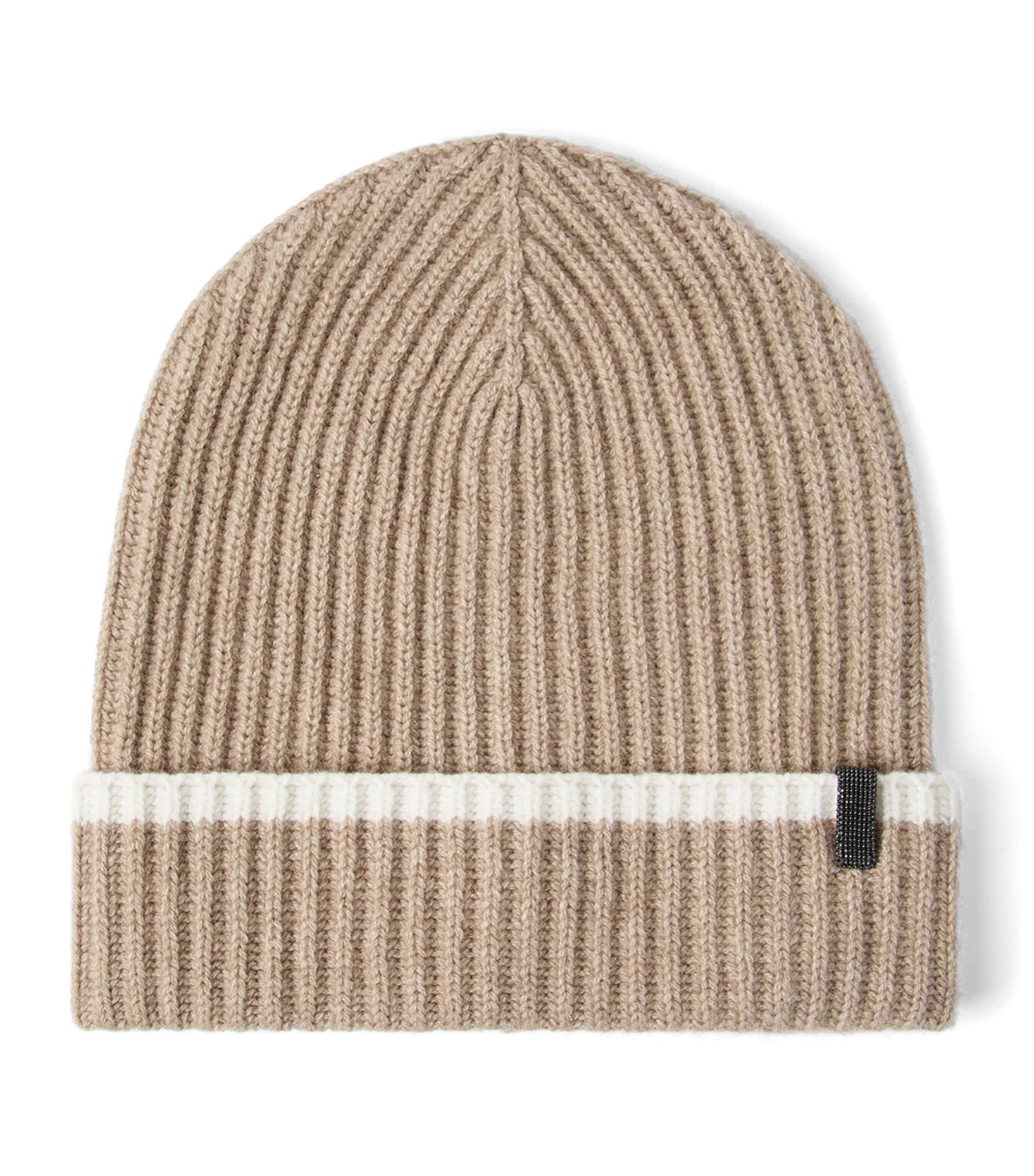 Brunello Cucinelli Cashmere Beanie In Brown