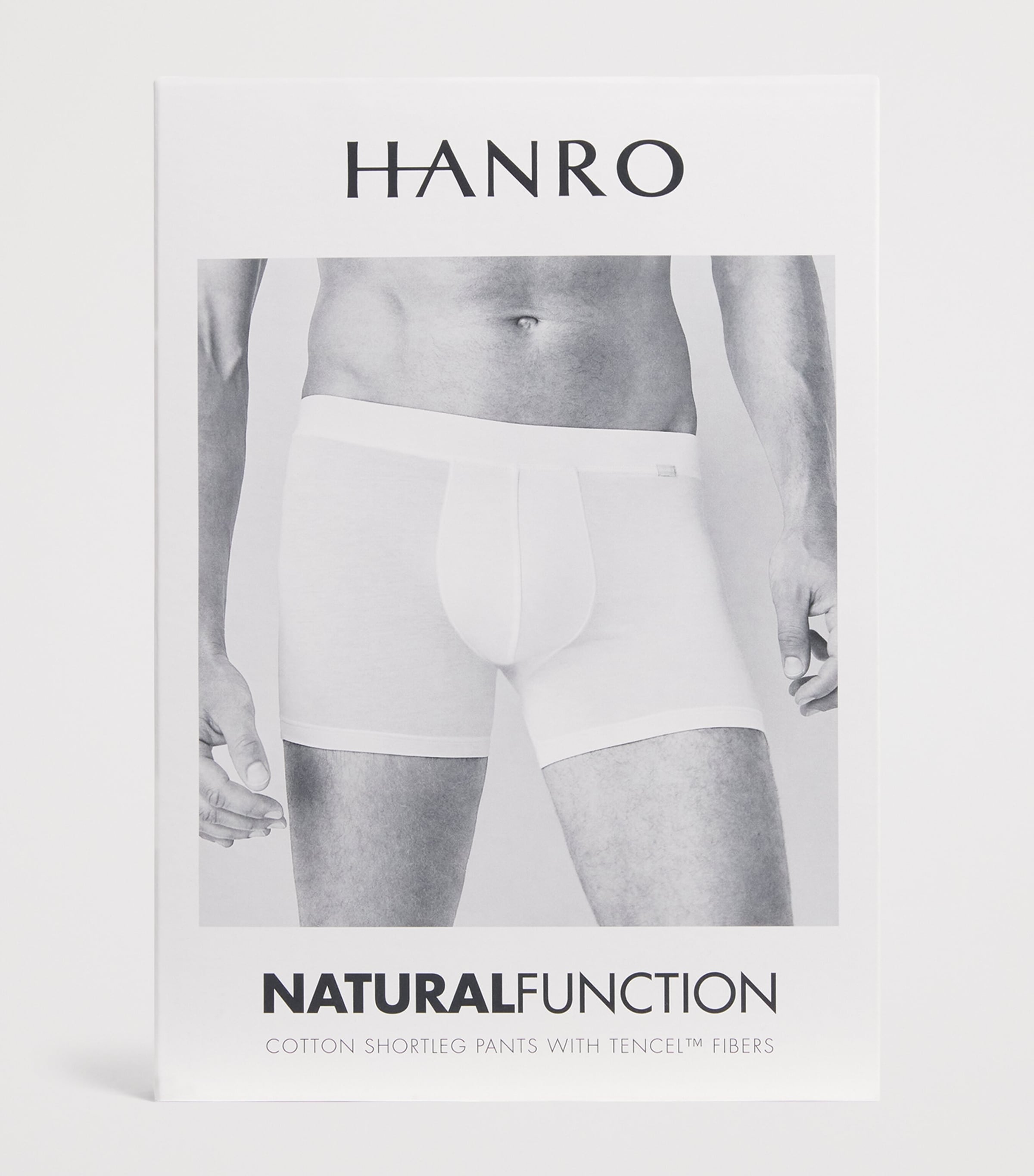 Hanro Mens Natural Function Trunks White Image 5