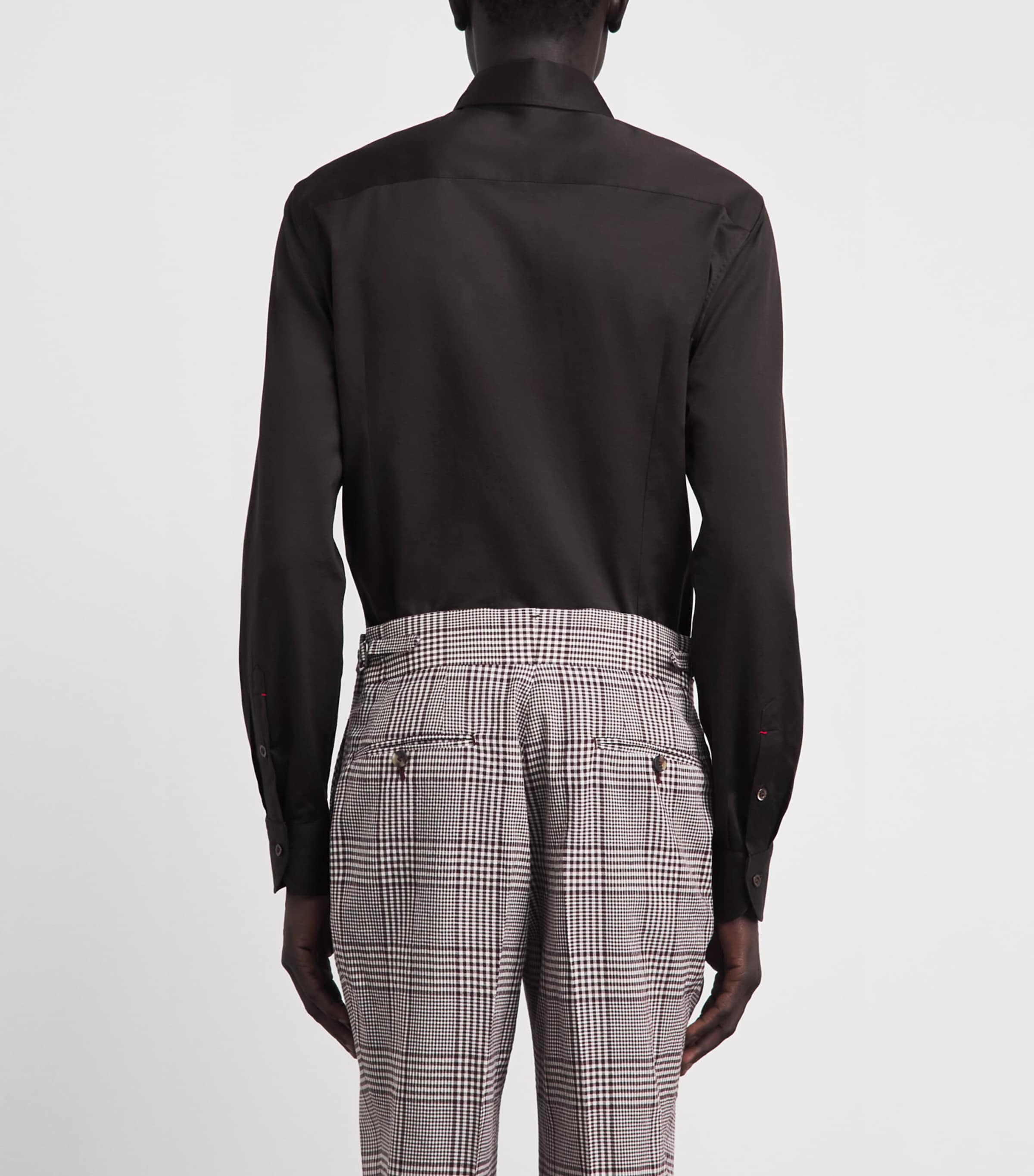 Isaia Mens Cotton Jersey Shirt Image 5