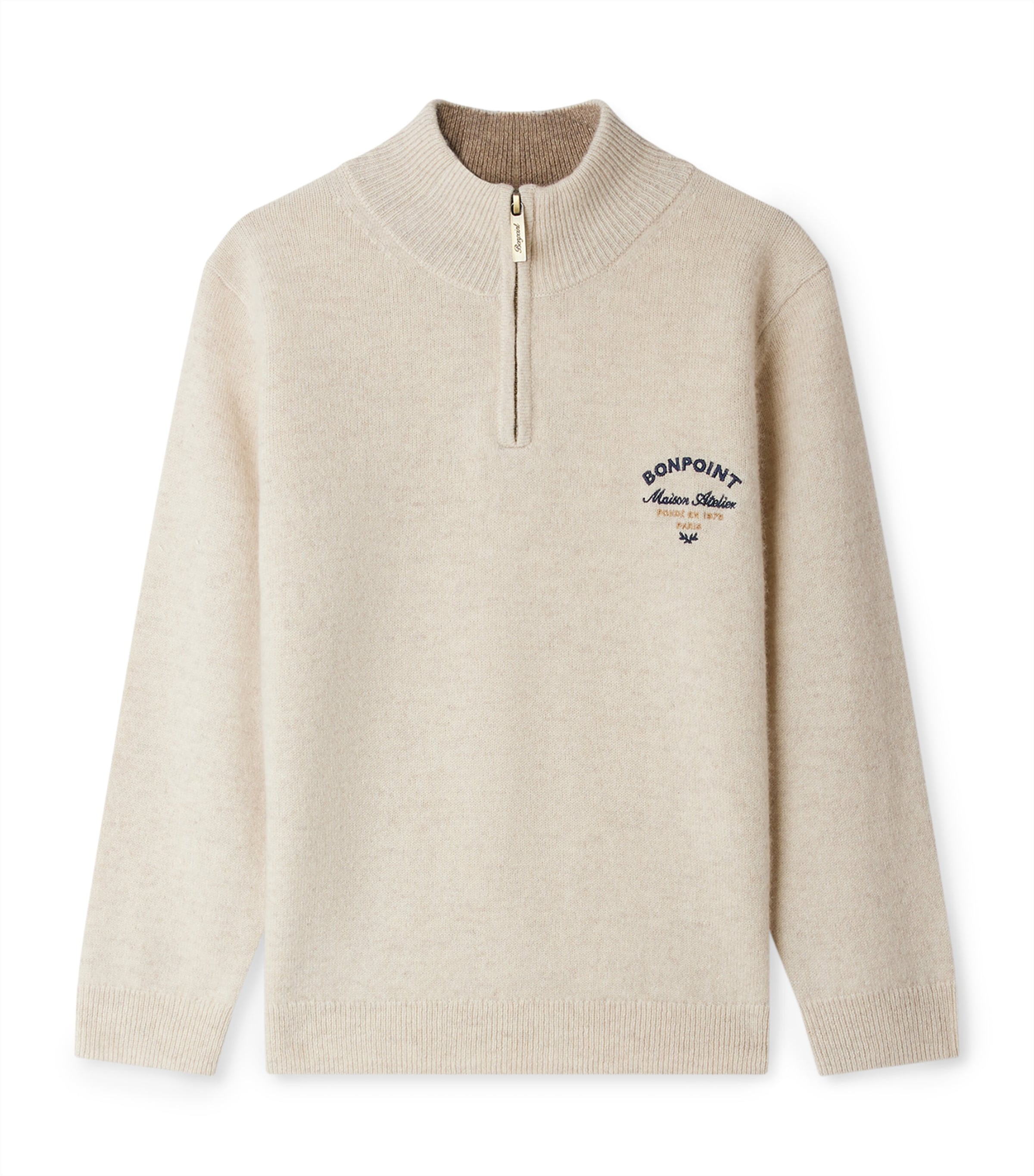 Bonpoint Cashmere Gert Quarter-Zip Sweater (10-14 Years) | Boys Clothing | Sweatshirts & Hoodies | Designers | Bonpoint