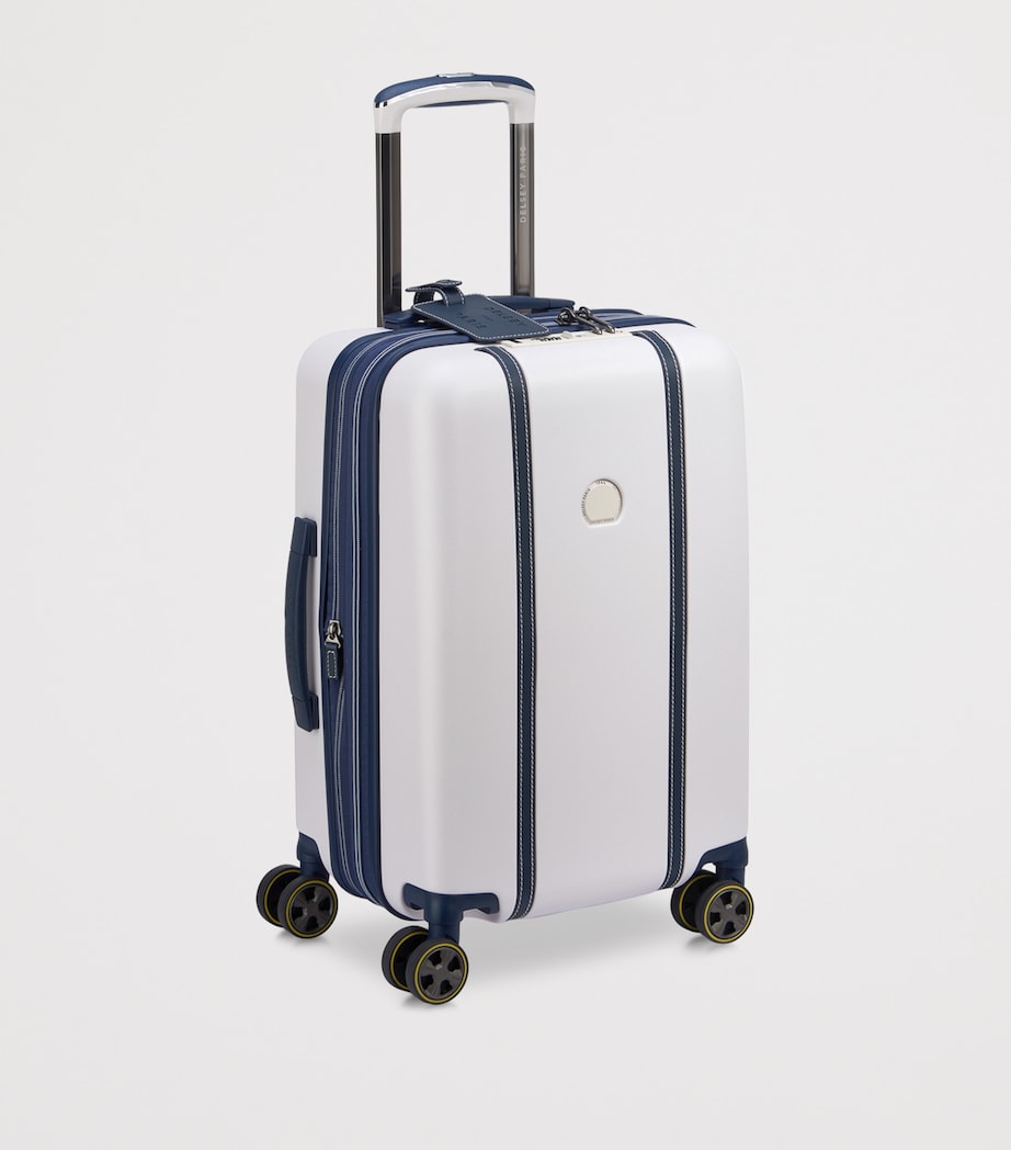 Cadence Expandable Hard Cabin Suitcase (55cm) IVORY / NAVY Image 3