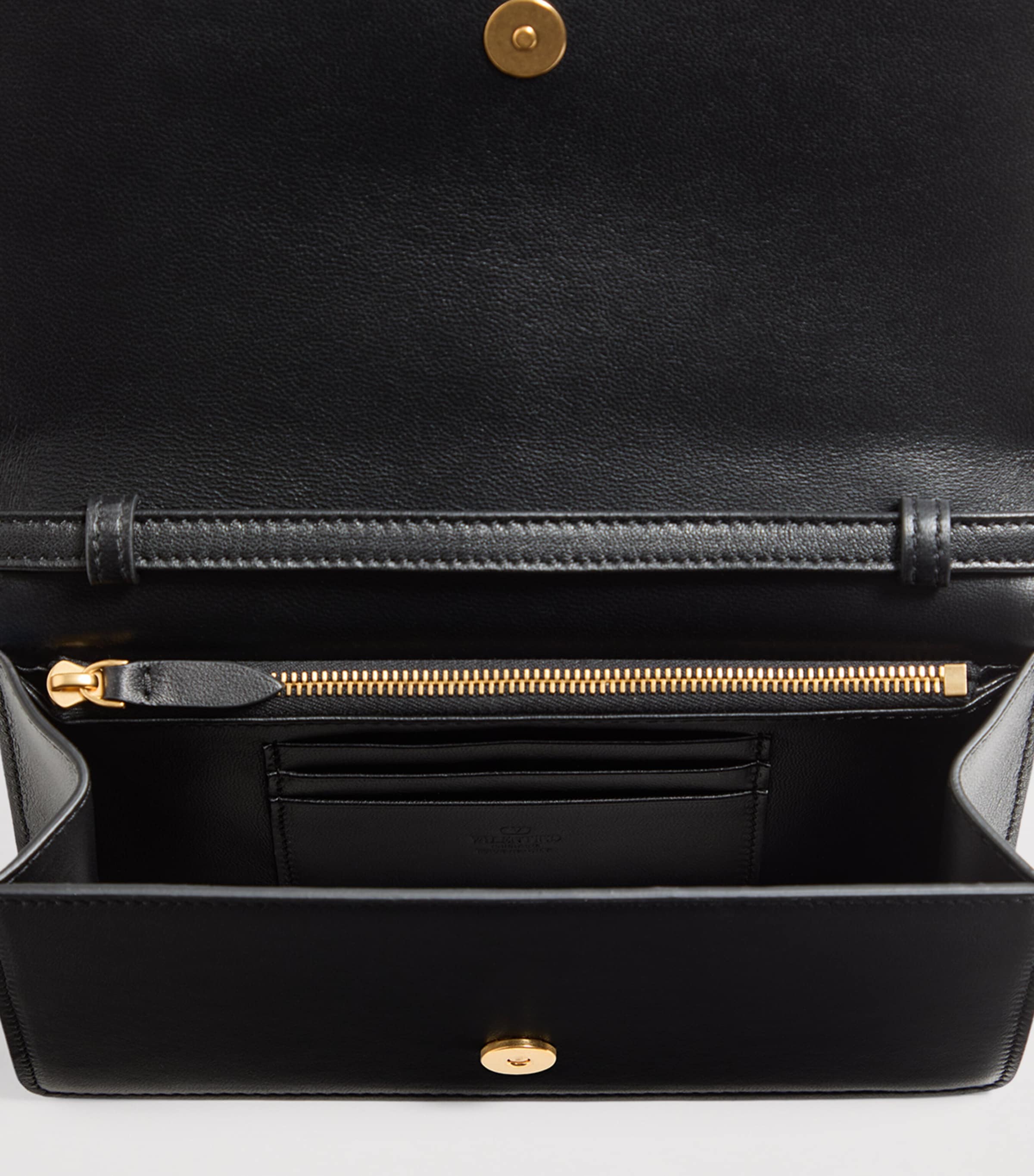 Valentino Garavani Leather Quiltie 67 Purse | Harrods US