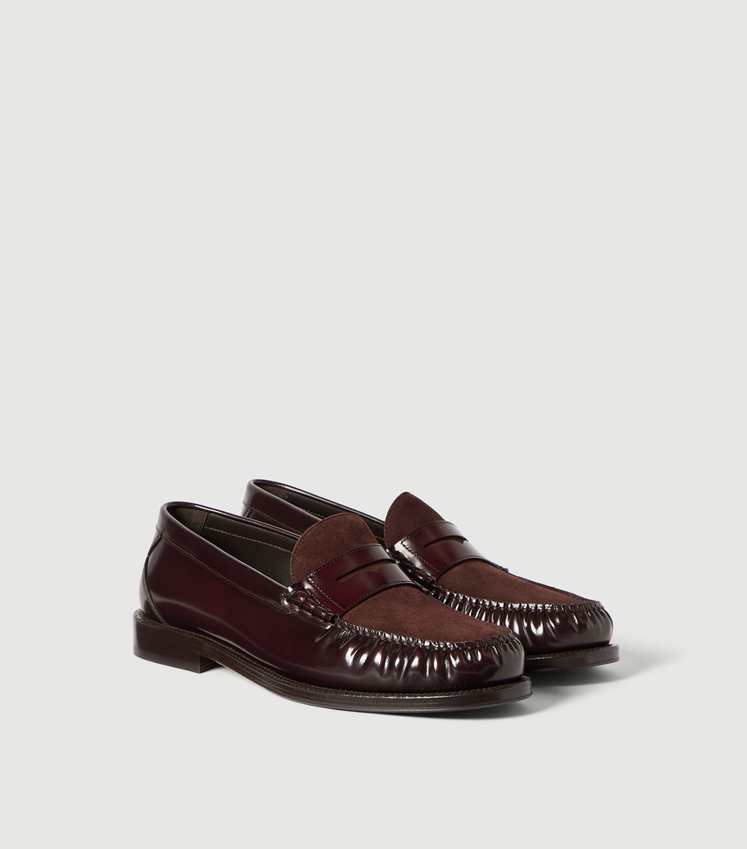 Brunello Cucinelli Patent Leather Penny Loafers Image 2