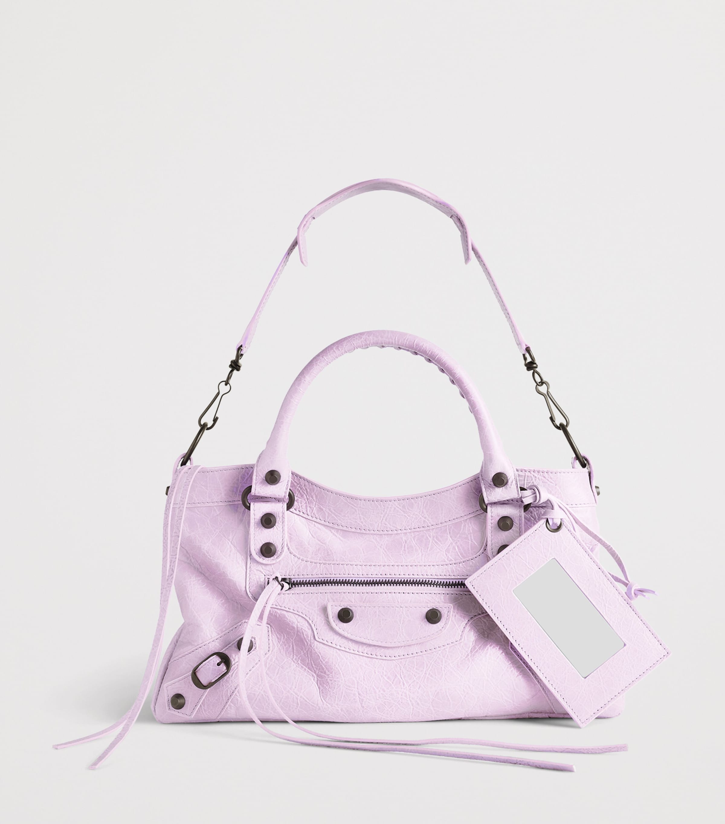 Balenciaga Purple Le City First Top-Handle Bag | Harrods US