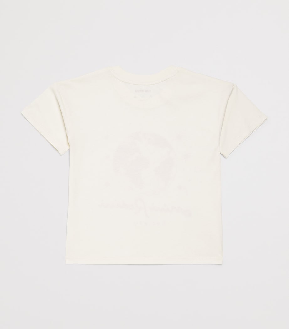Organic Cotton Rodini Society T-Shirt (3-11 Years) OFFWHITE Image 2